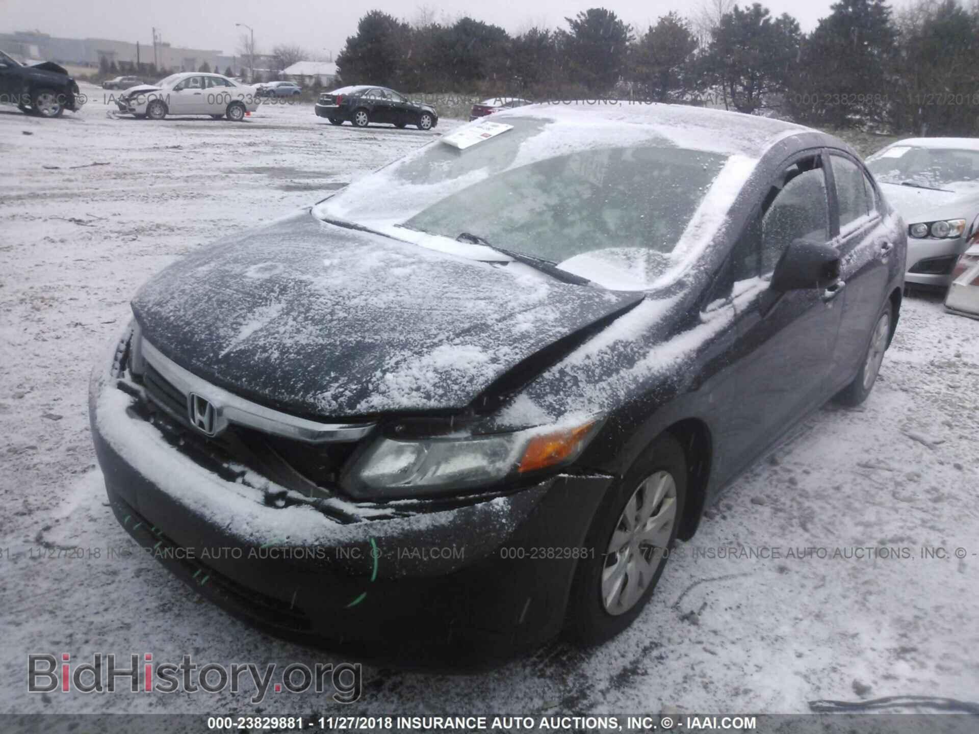 2012 HONDA CIVIC - VIN: 19XFB2F52CE104813 - Фото 2