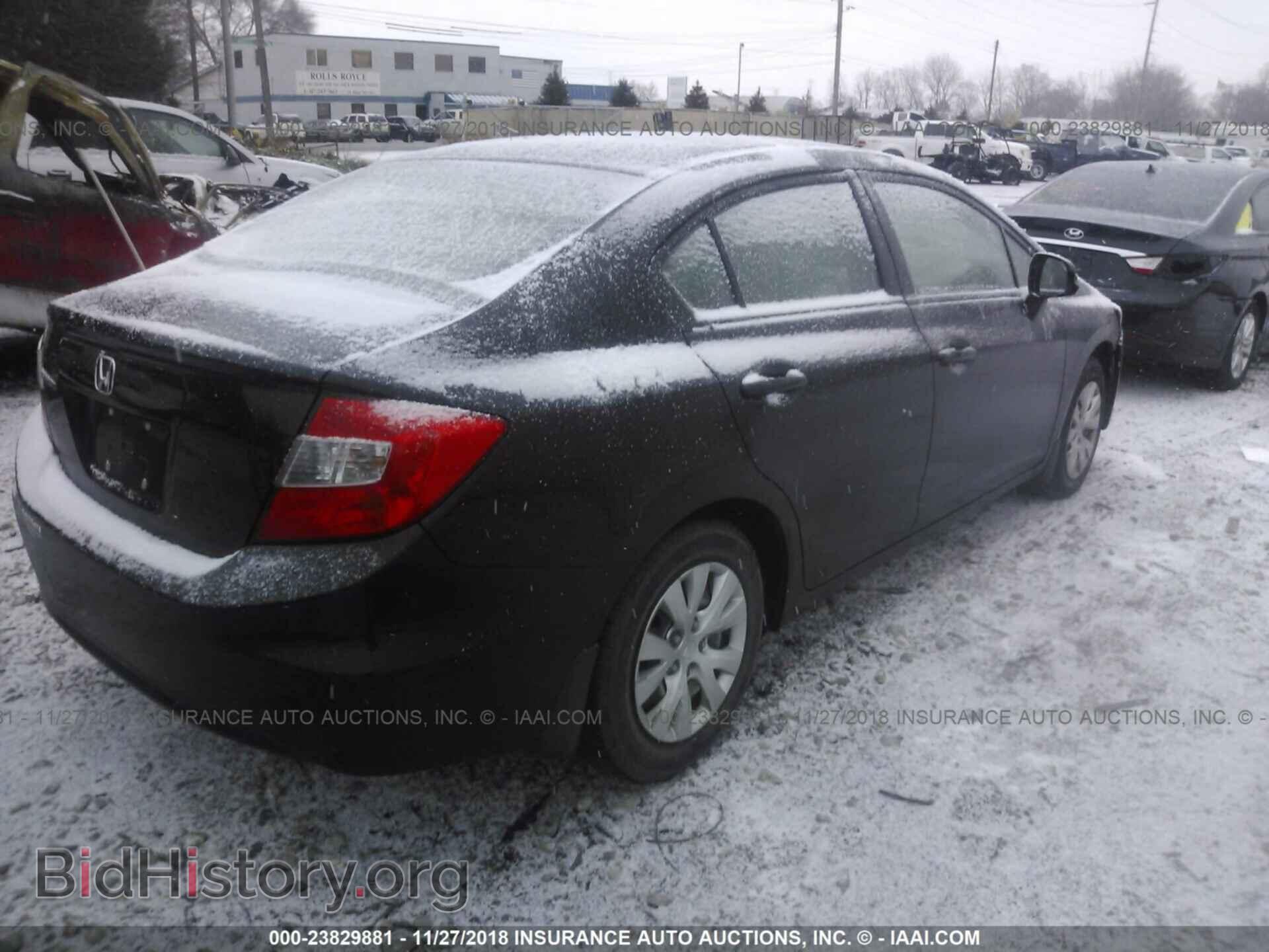 2012 HONDA CIVIC - VIN: 19XFB2F52CE104813 - Фото 4
