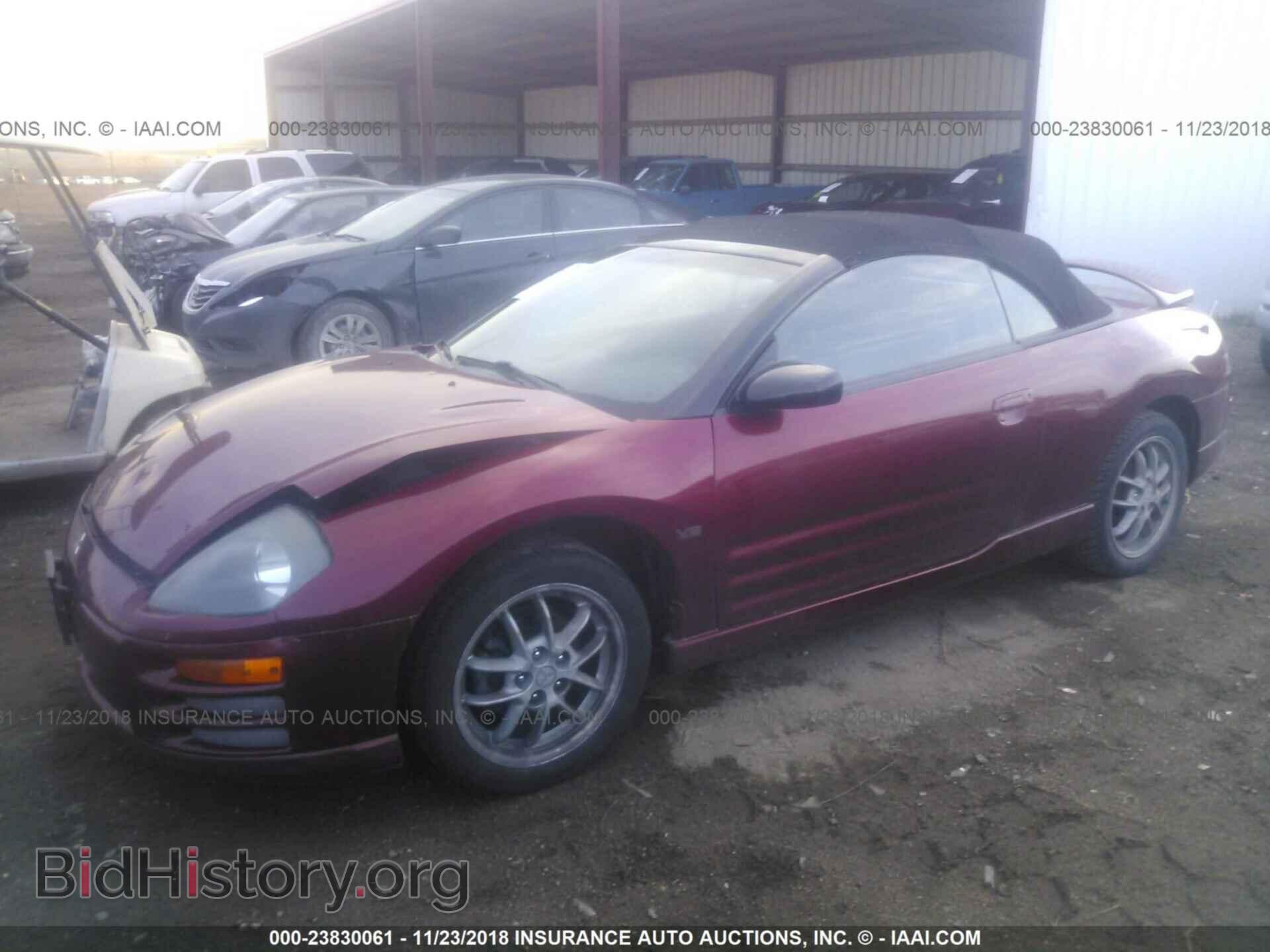 2002 MITSUBISHI ECLIPSE - VIN: 4A3AE85H22E020787 - Photo 2