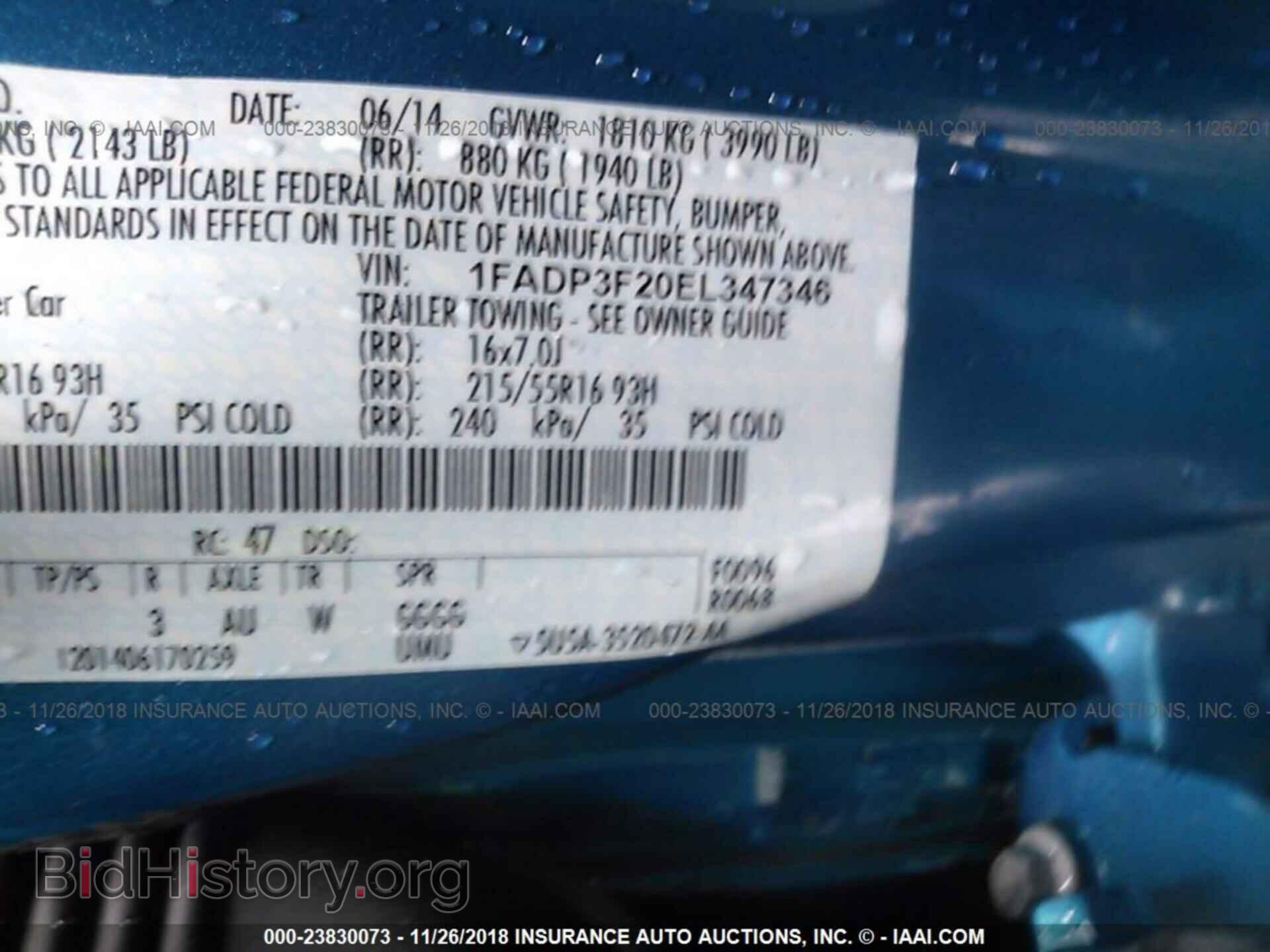 2014 FORD FOCUS - VIN: 1FADP3F20EL347346 - Photo 9