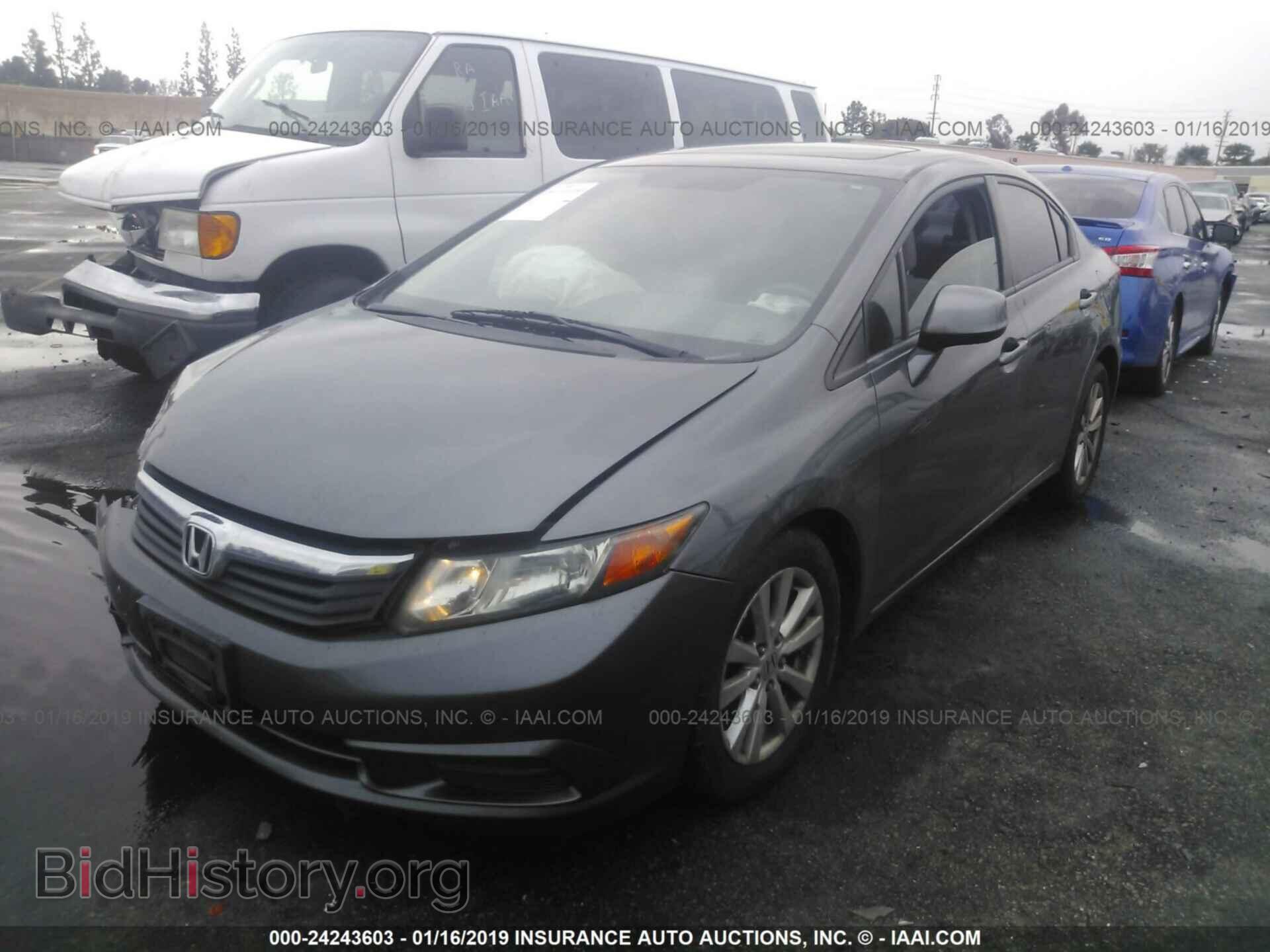 2012 HONDA CIVIC - VIN: 19XFB2F82CE305492 - Фото 2