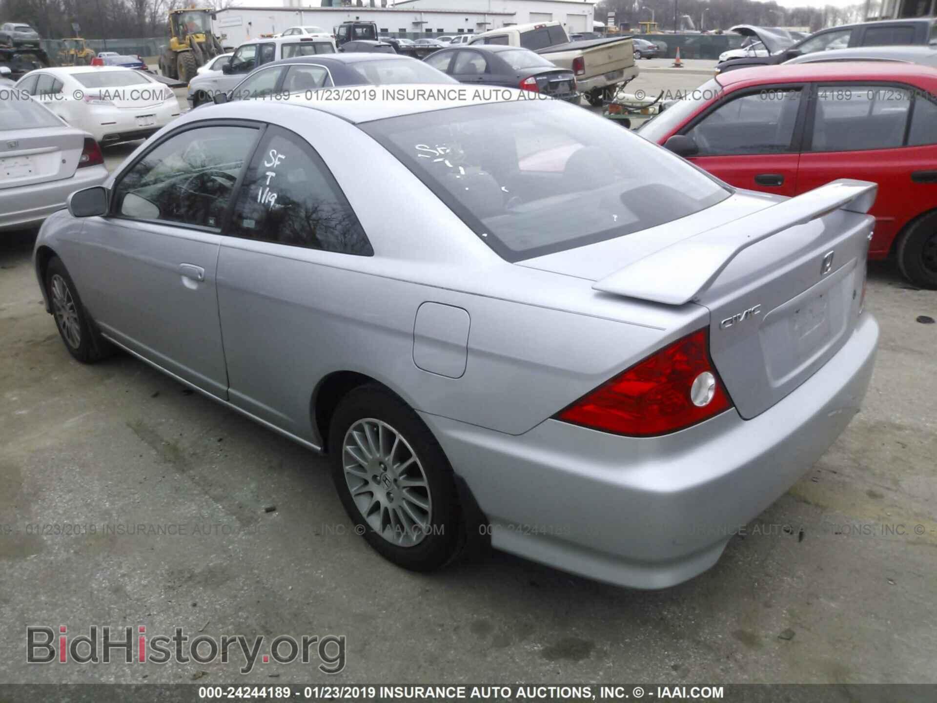 2005 HONDA CIVIC - VIN: 1HGEM22935L031817 - Фото 3