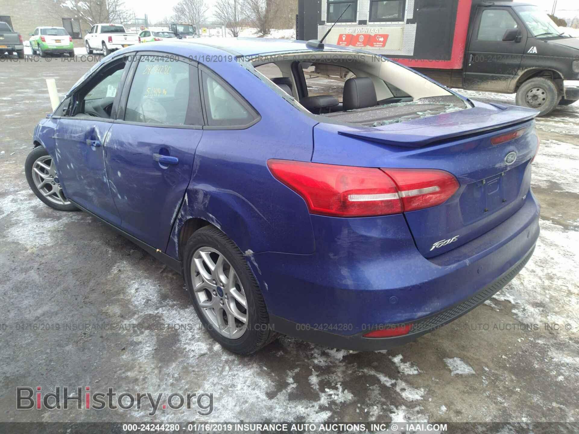 2015 FORD FOCUS - VIN: 1FADP3F2XFL291272 - Фото 3