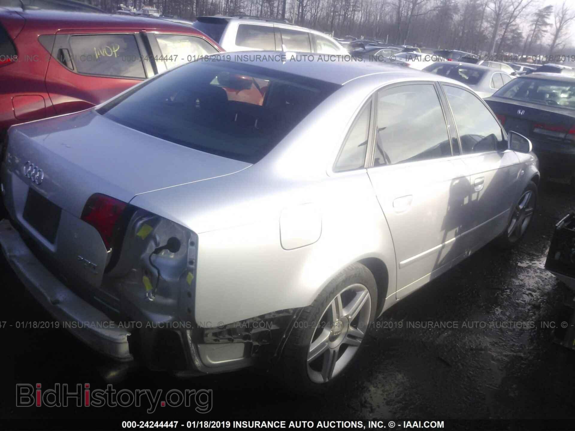 2007 AUDI A4 - VIN: WAUDF78E67A065929 - Фото 4