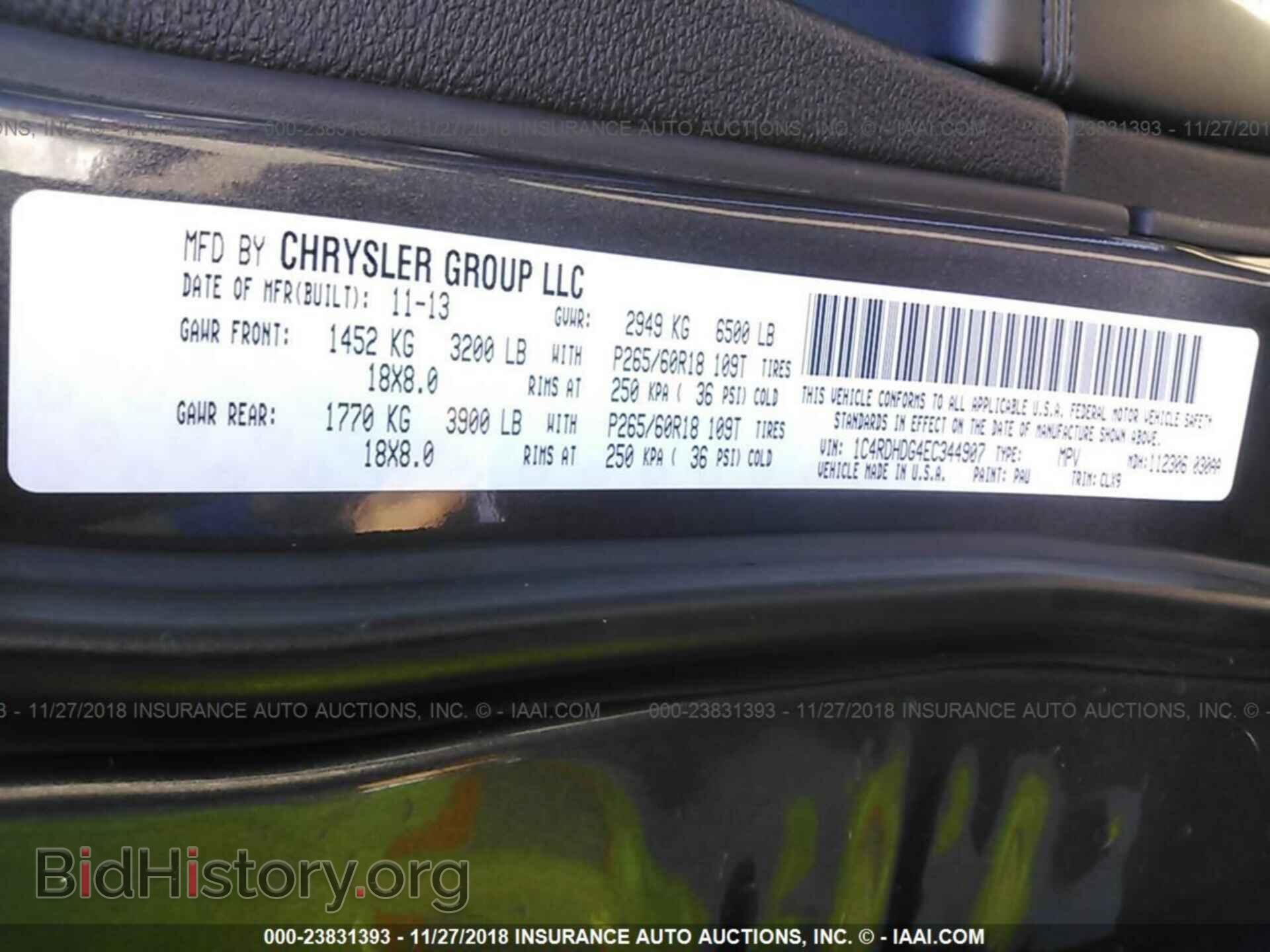 2014 DODGE DURANGO - VIN: 1C4RDHDG4EC344907 - Photo 9