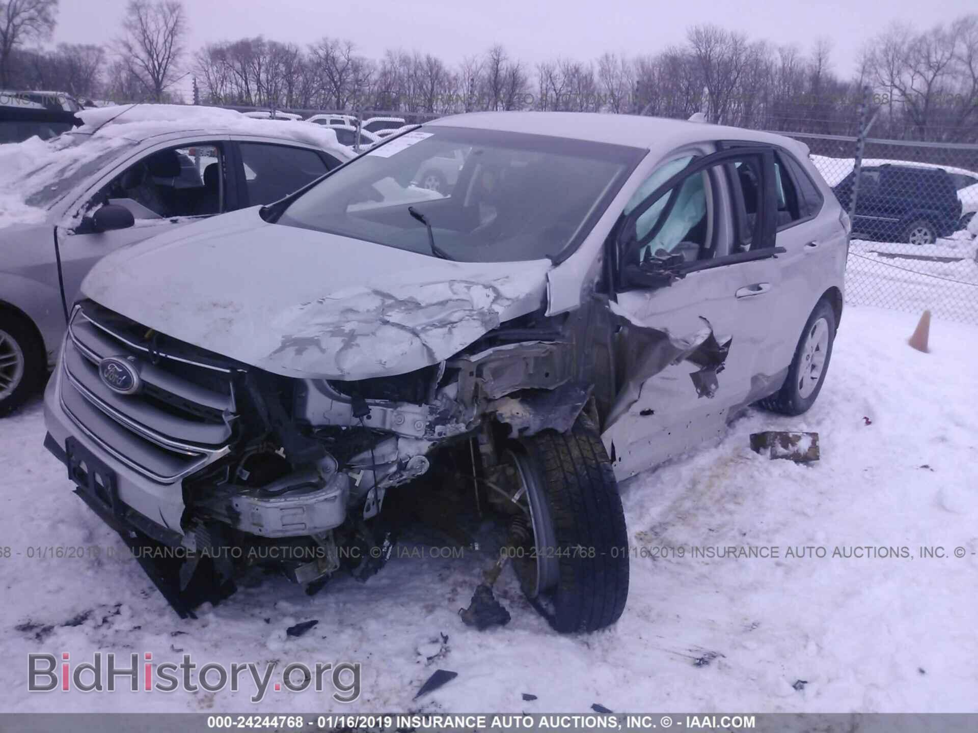 2016 FORD EDGE - VIN: 2FMPK4G98GBC30331 - Фото 2