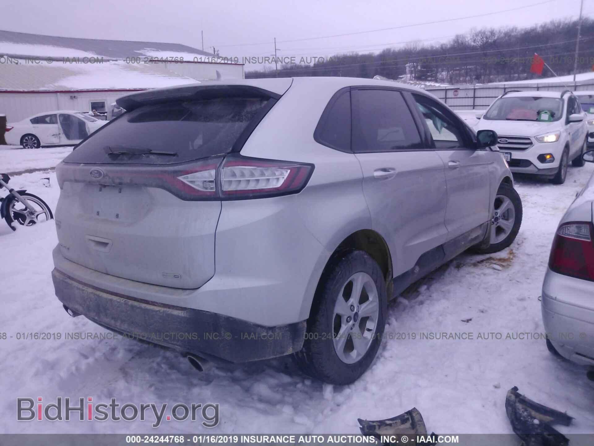 2016 FORD EDGE - VIN: 2FMPK4G98GBC30331 - Фото 4