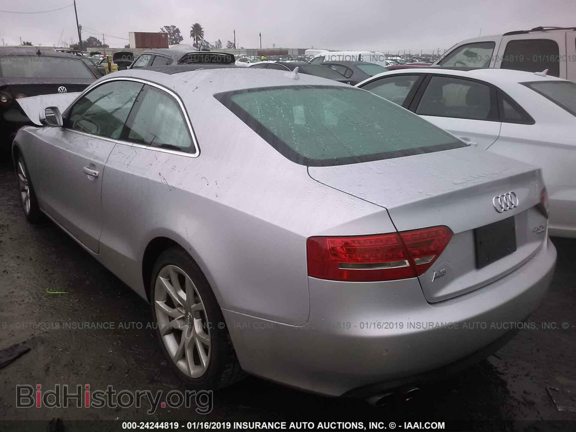 2012 AUDI A5 - VIN: WAULFAFR5CA037807 - Фото 3