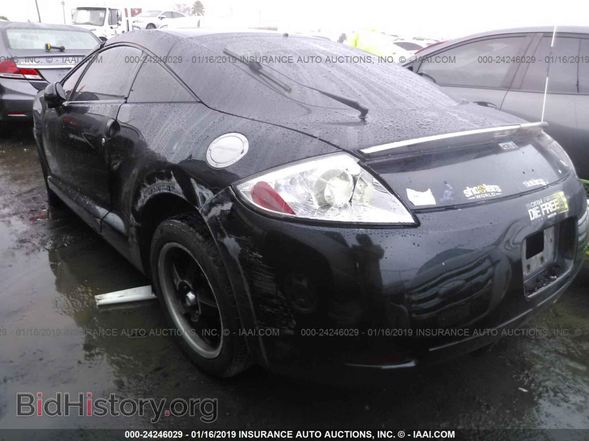 2007 MITSUBISHI ECLIPSE - VIN: 4A3AK34T17E010244 - Фото 3