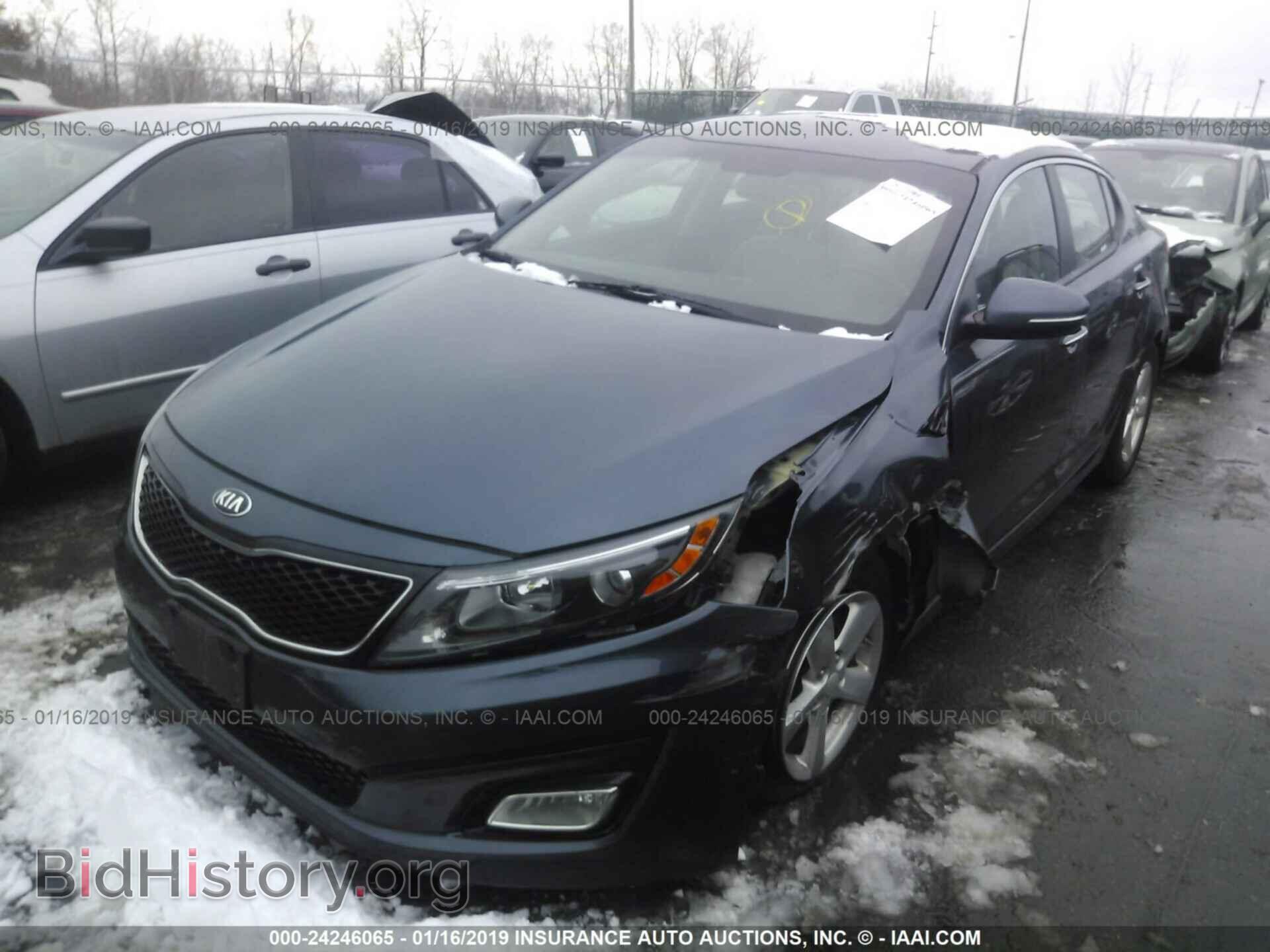 2015 KIA OPTIMA - VIN: KNAGM4A75F5551541 - Фото 2