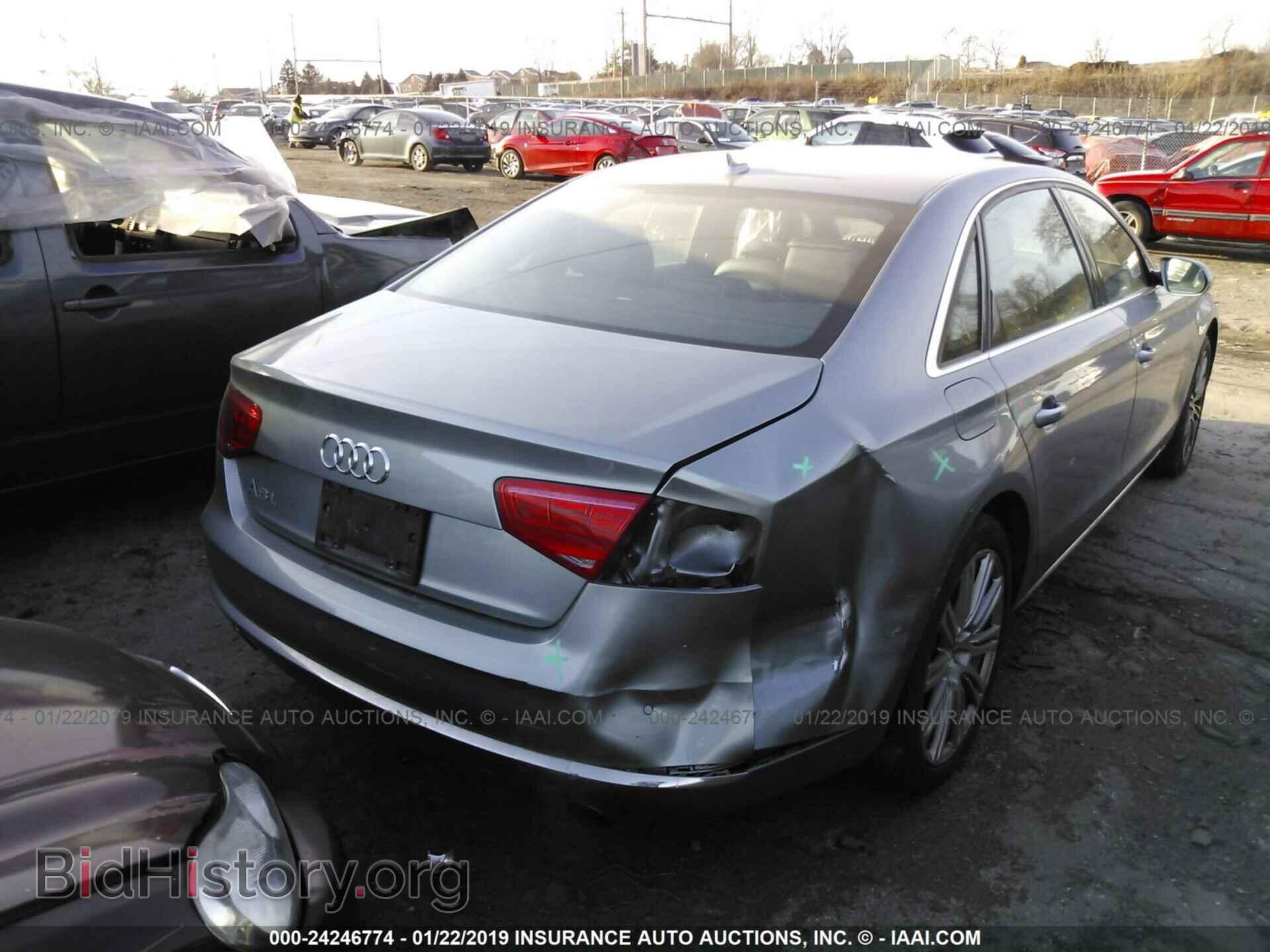 2013 AUDI A8 - VIN: WAURGAFD8DN002815 - Фото 4