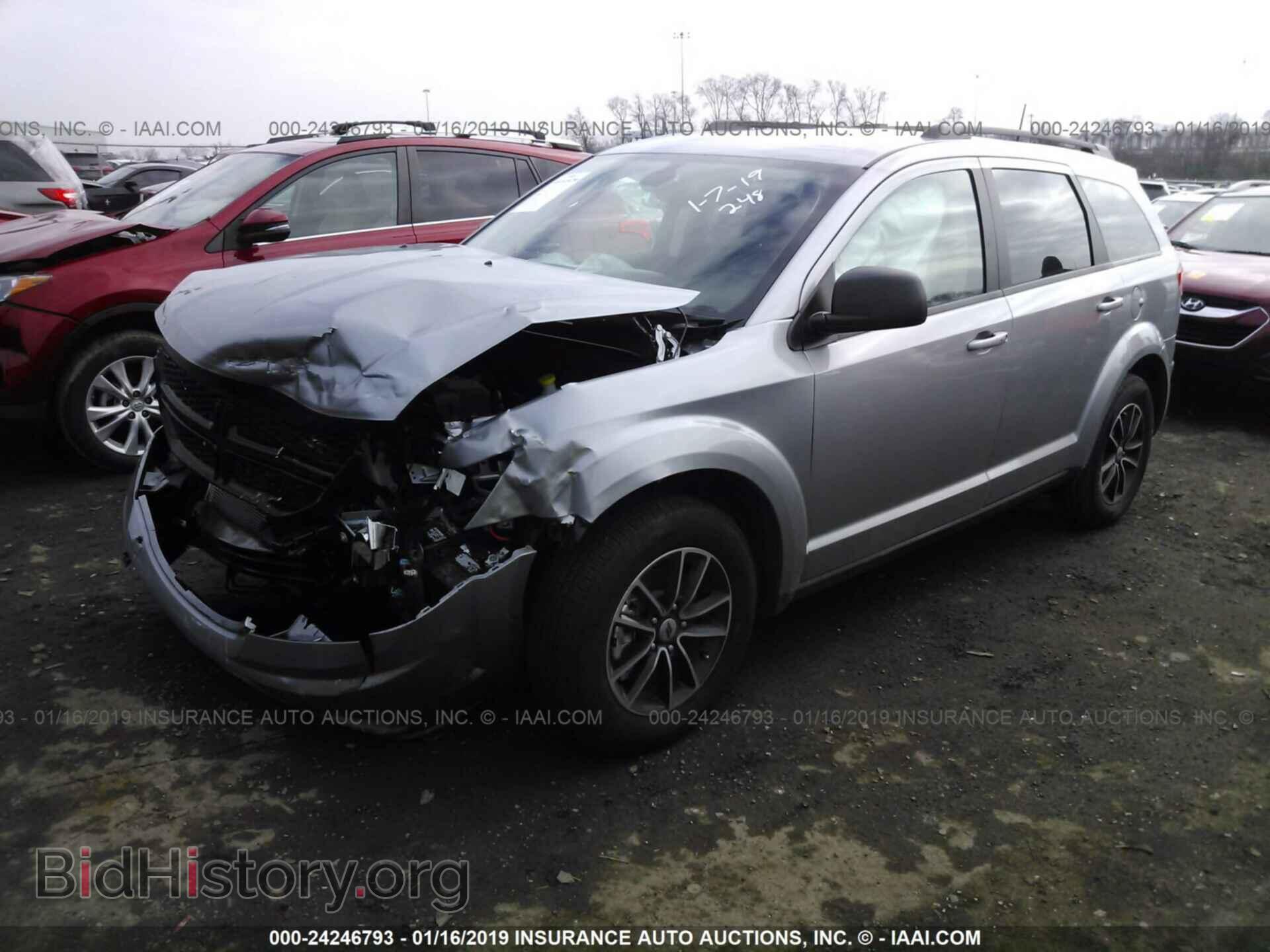 2018 DODGE JOURNEY - VIN: 3C4PDCAB5JT498933 - Фото 2