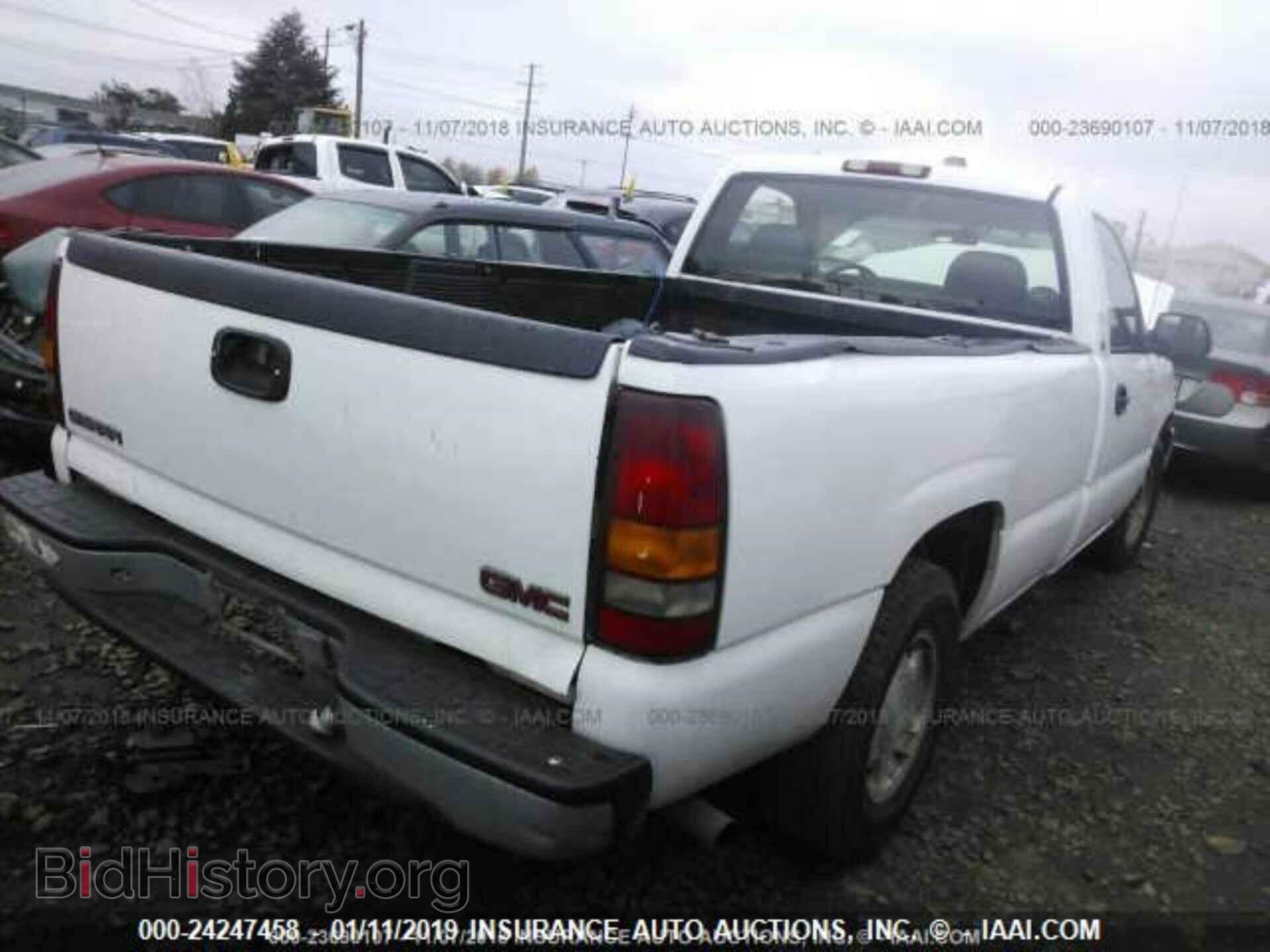 2001 GMC NEW SIERRA - VIN: 1GTEC14V81E900125 - Фото 4