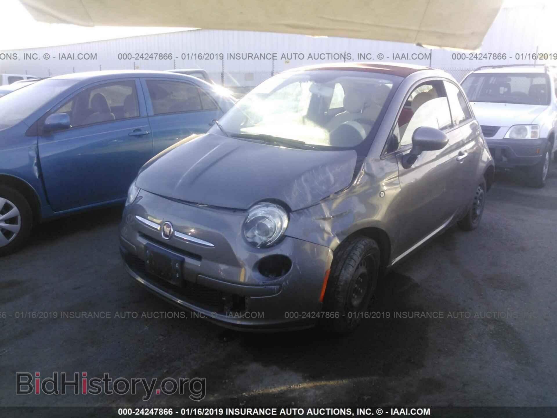 2012 FIAT 500 - VIN: 3C3CFFDR6CT233688 - Фото 2