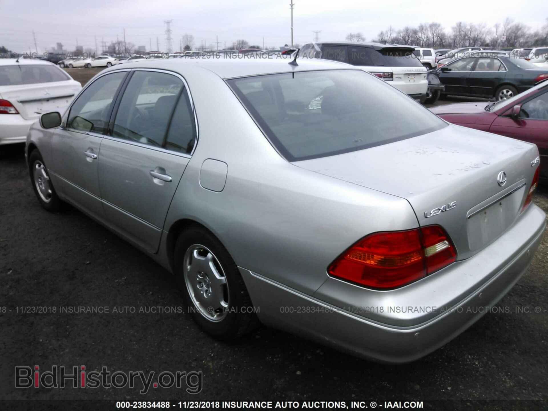 2002 LEXUS LS - VIN: JTHBN30F620085184 - Фото 3