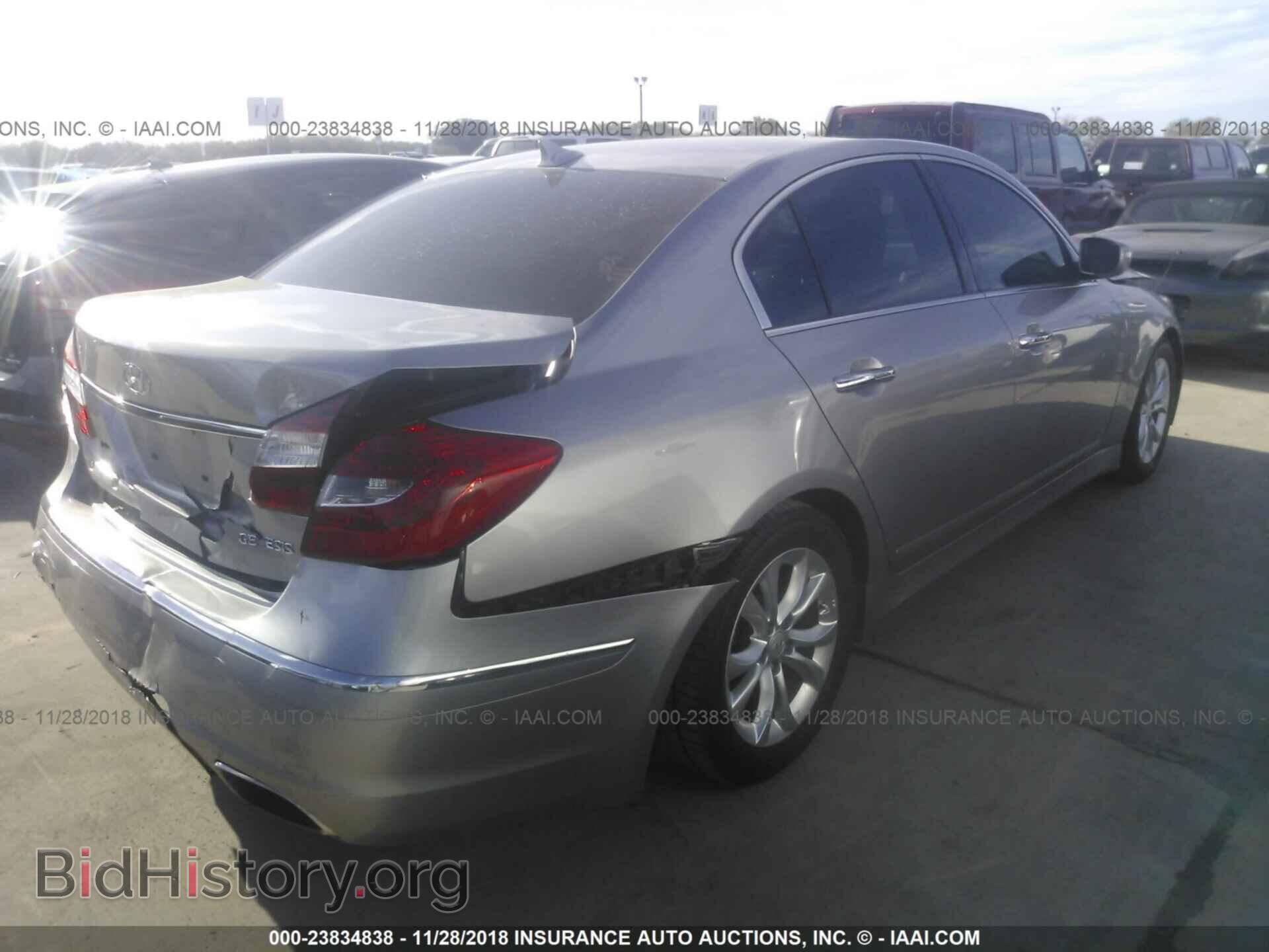 2012 HYUNDAI GENESIS - VIN: KMHGC4DD3CU178603 - Фото 4