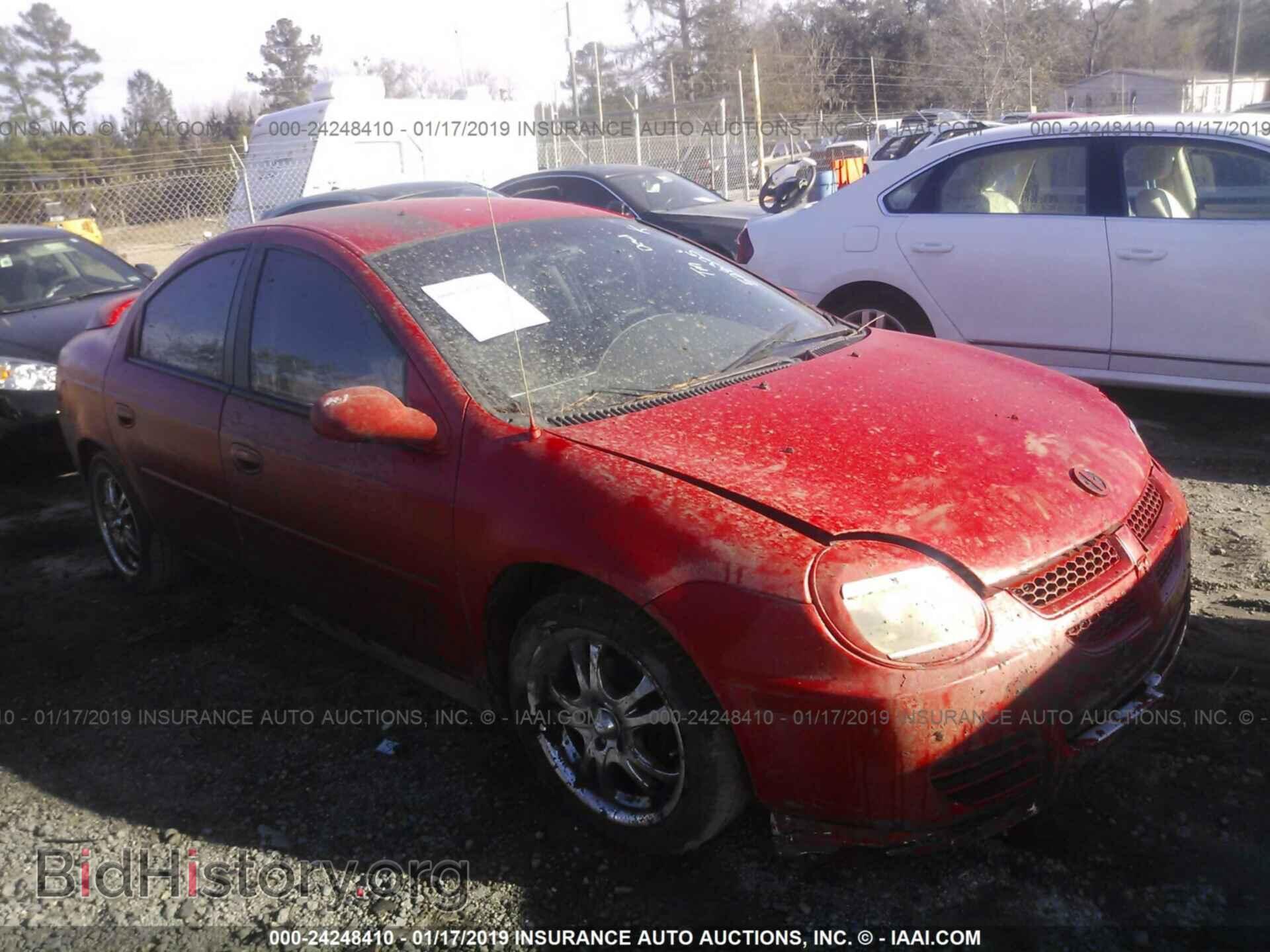 Фотография 1B3ES56C54D528325 - DODGE NEON 2004