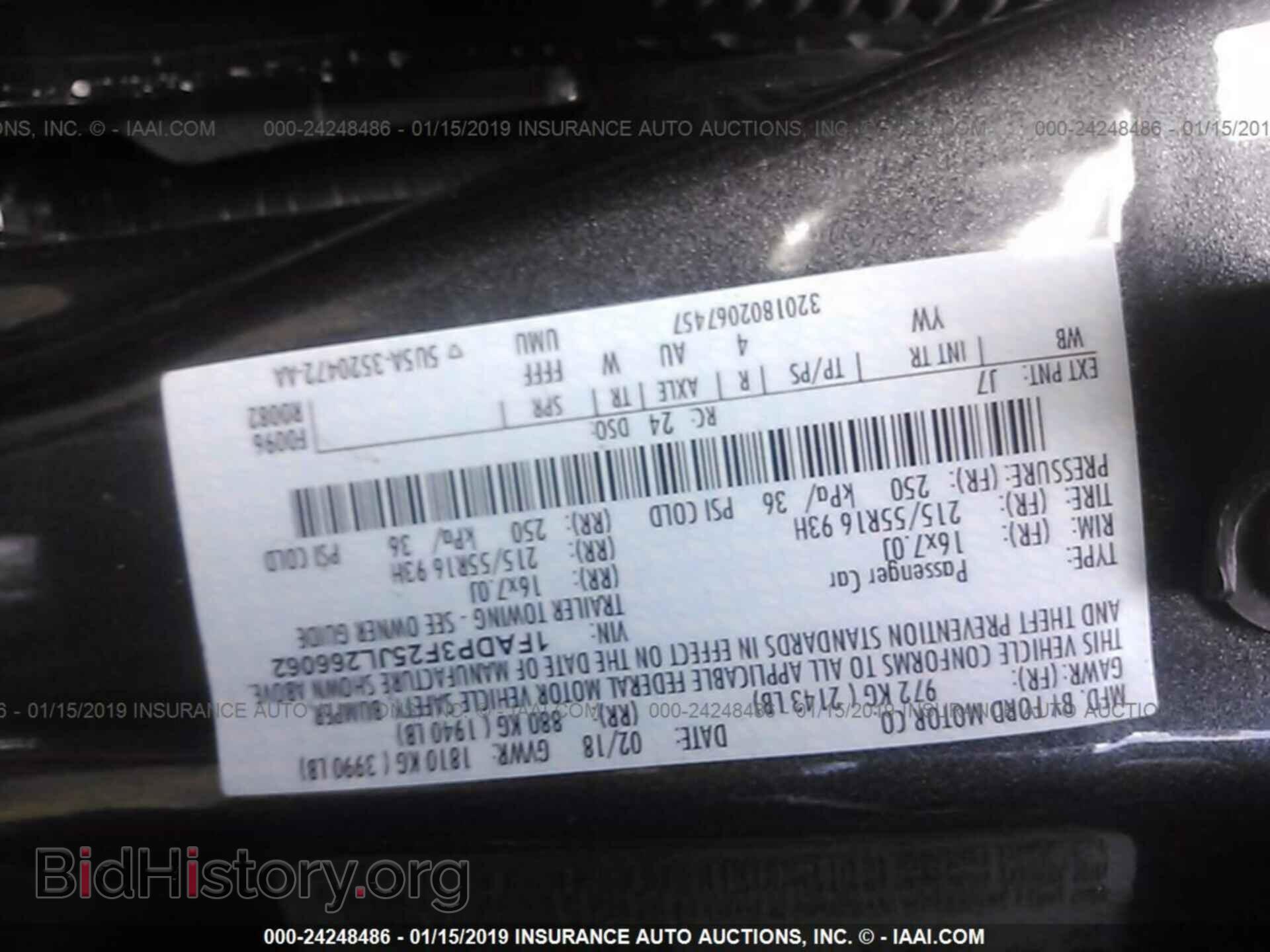 2018 FORD FOCUS - VIN: 1FADP3F25JL266062 - Фото 9