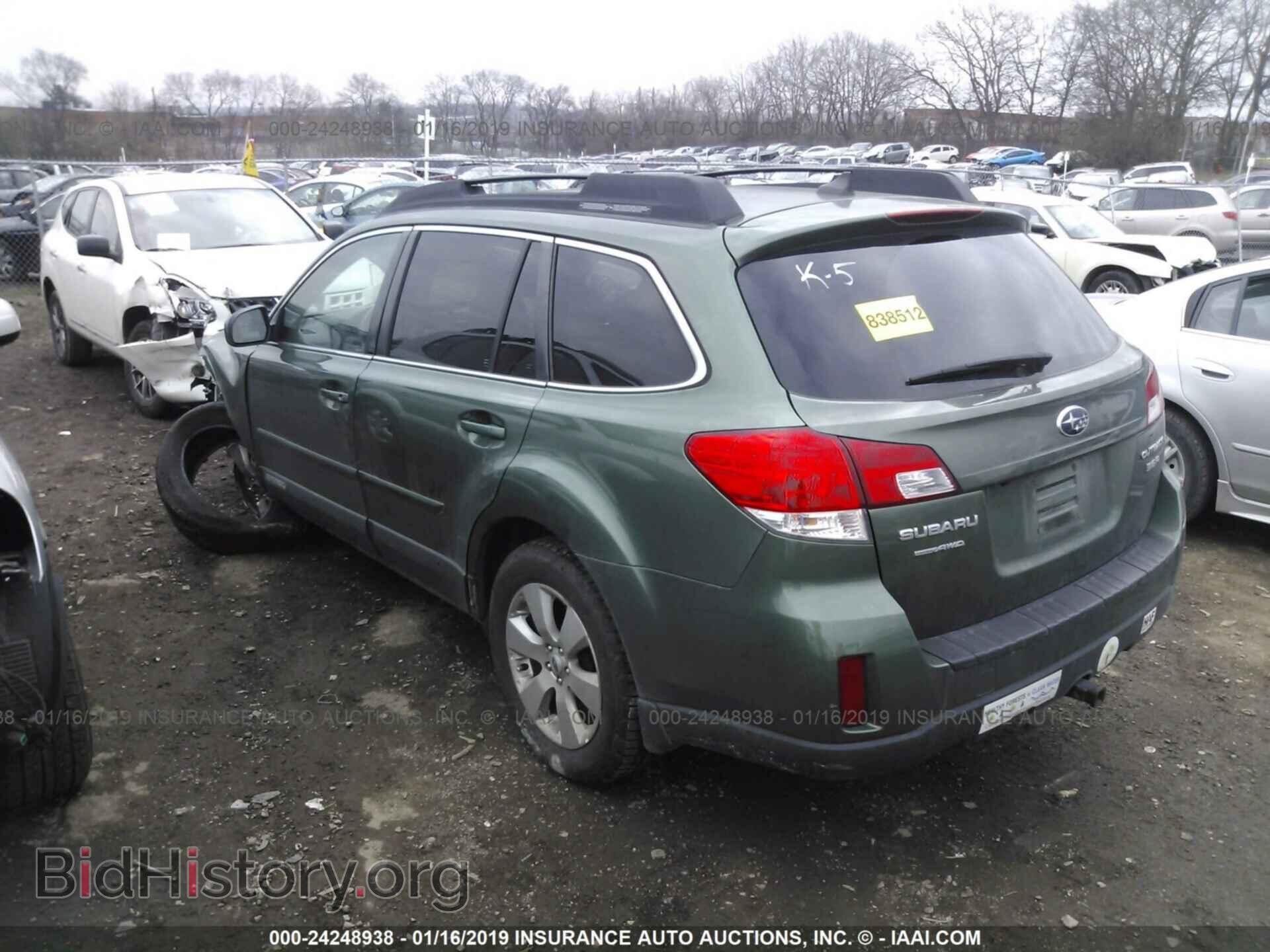 2012 SUBARU OUTBACK - VIN: 4S4BRDKC2C2250499 - Фото 3