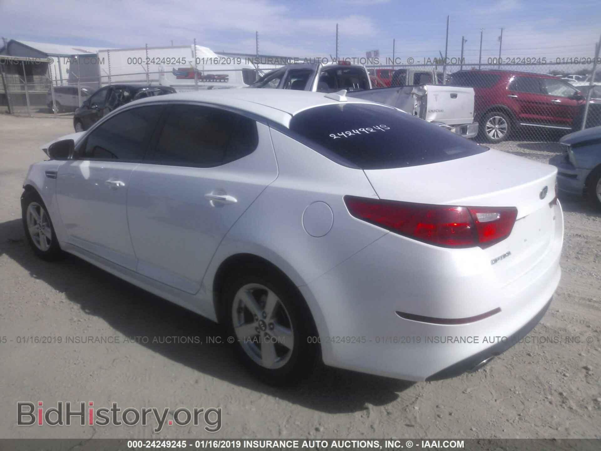 2015 KIA OPTIMA - VIN: 5XXGM4A79FG519741 - Photo 3