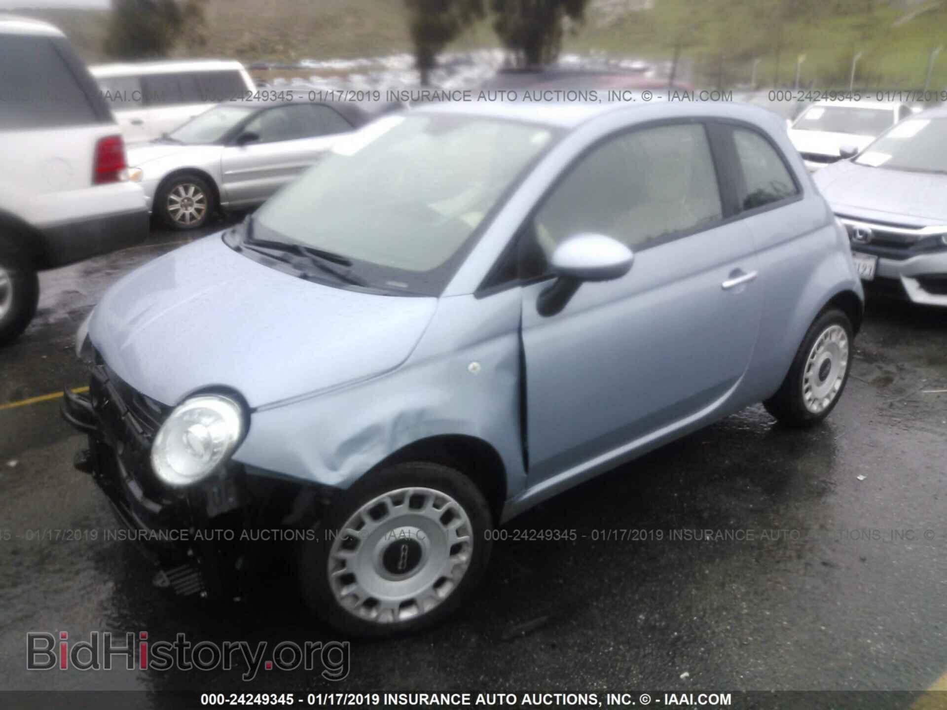 2013 FIAT 500 - VIN: 3C3CFFAR5DT528576 - Фото 2