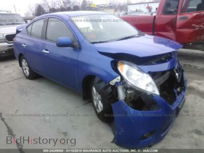 2013 Nissan VERSA, синий — VIN 3N1CN7AP5DL882961, IAAI