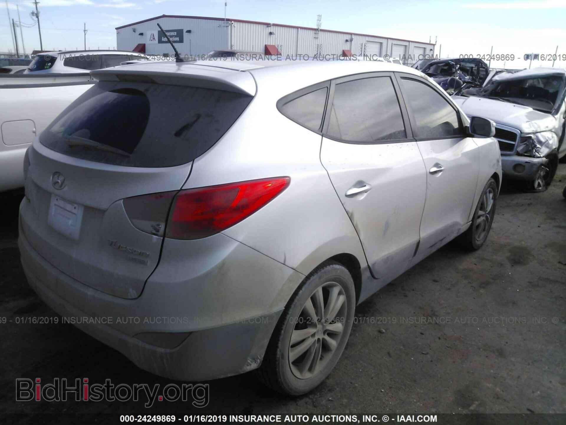 2013 HYUNDAI TUCSON - VIN: KM8JU3AC8DU683157 - Фото 4