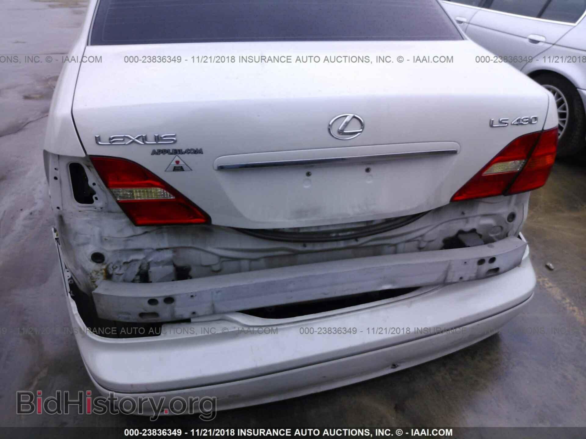 2002 LEXUS LS - VIN: JTHBN30F920064846 - Фото 6