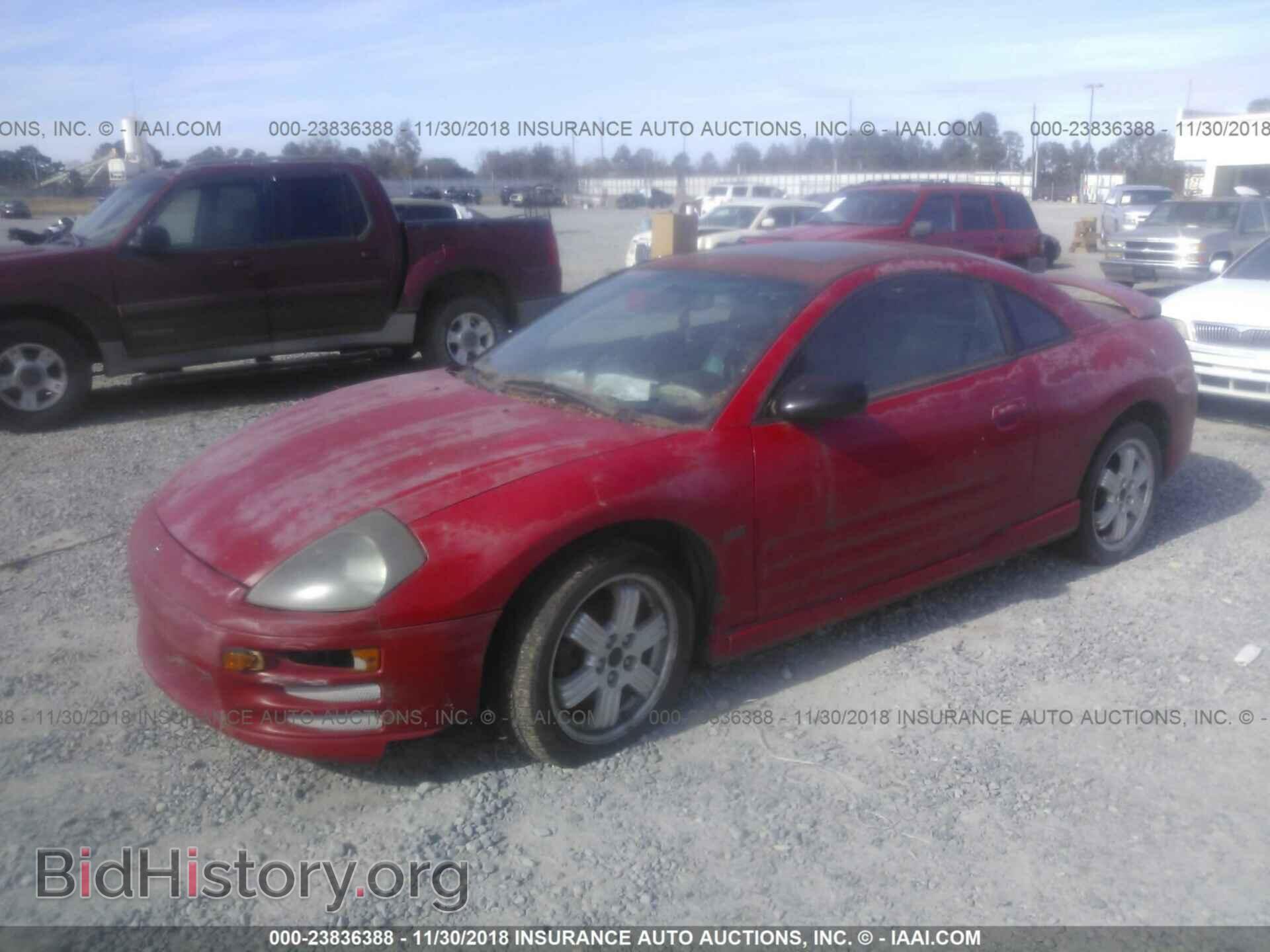 2000 MITSUBISHI ECLIPSE - VIN: 4A3AC54L7YE006435 - Фото 2