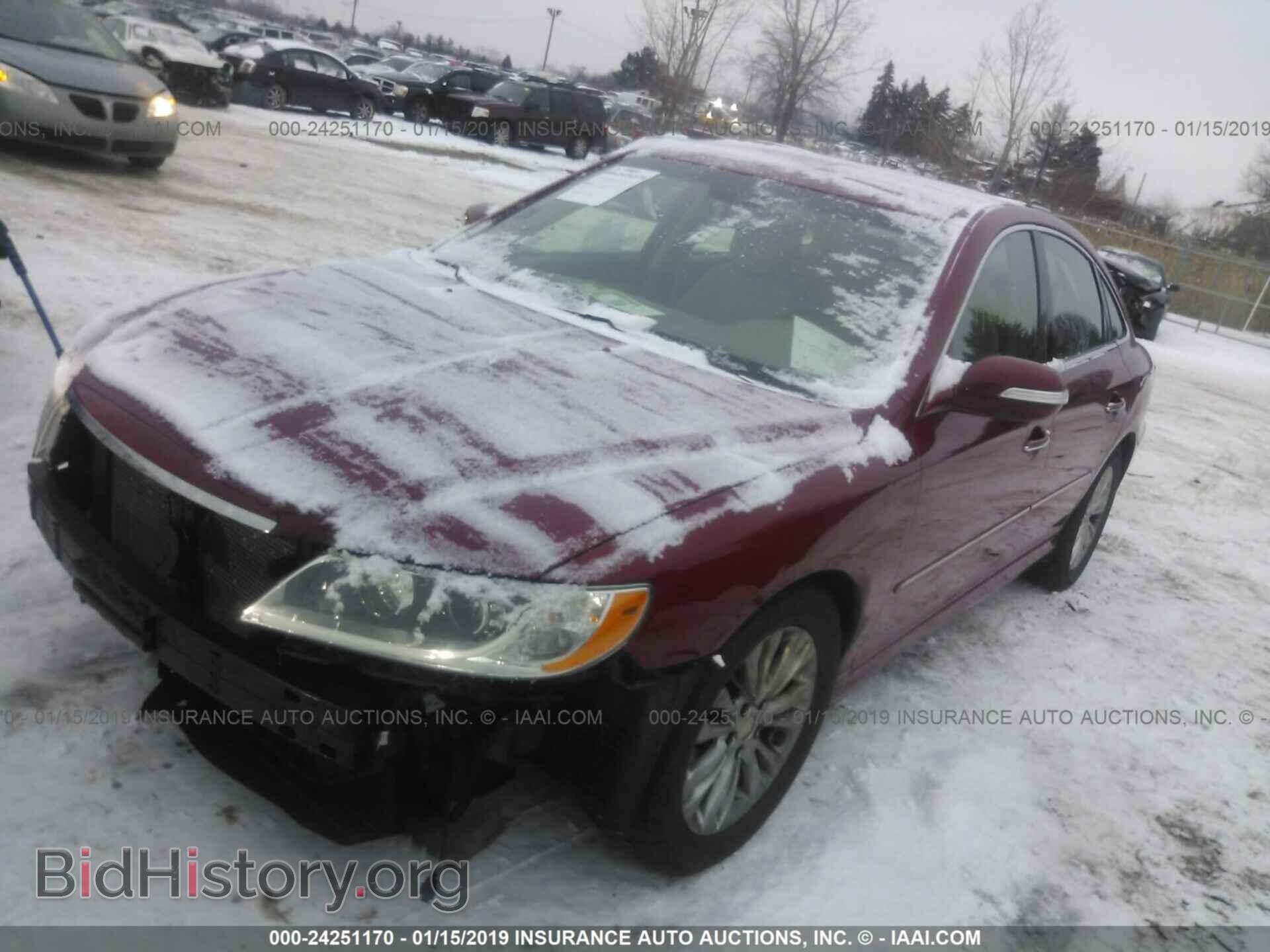 2011 HYUNDAI AZERA - VIN: KMHFC4DF2BA551921 - Фото 2
