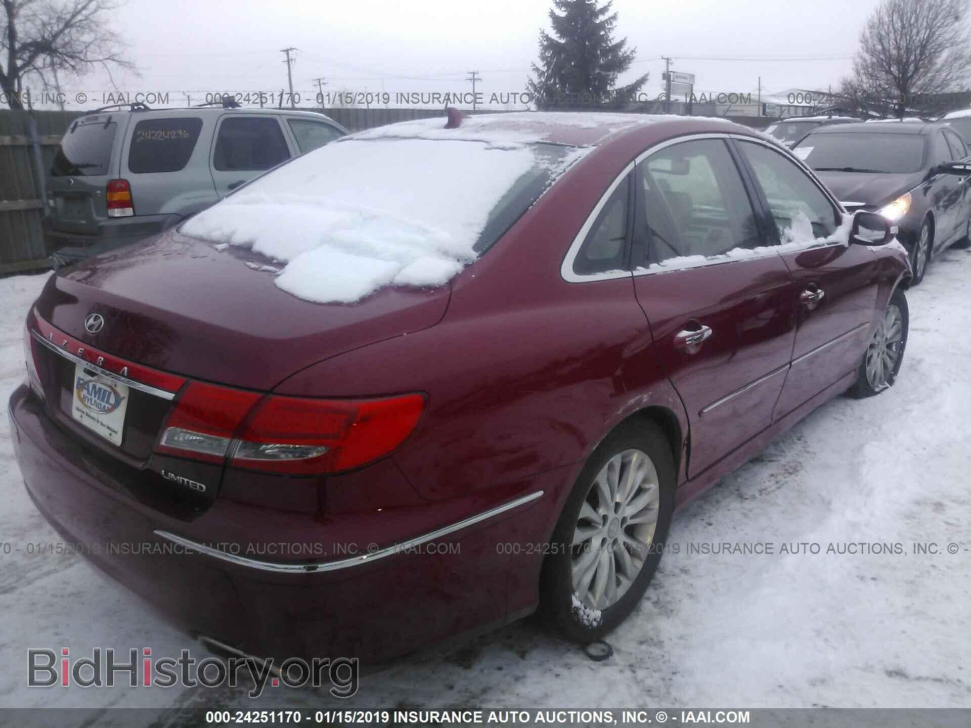 2011 HYUNDAI AZERA - VIN: KMHFC4DF2BA551921 - Фото 4