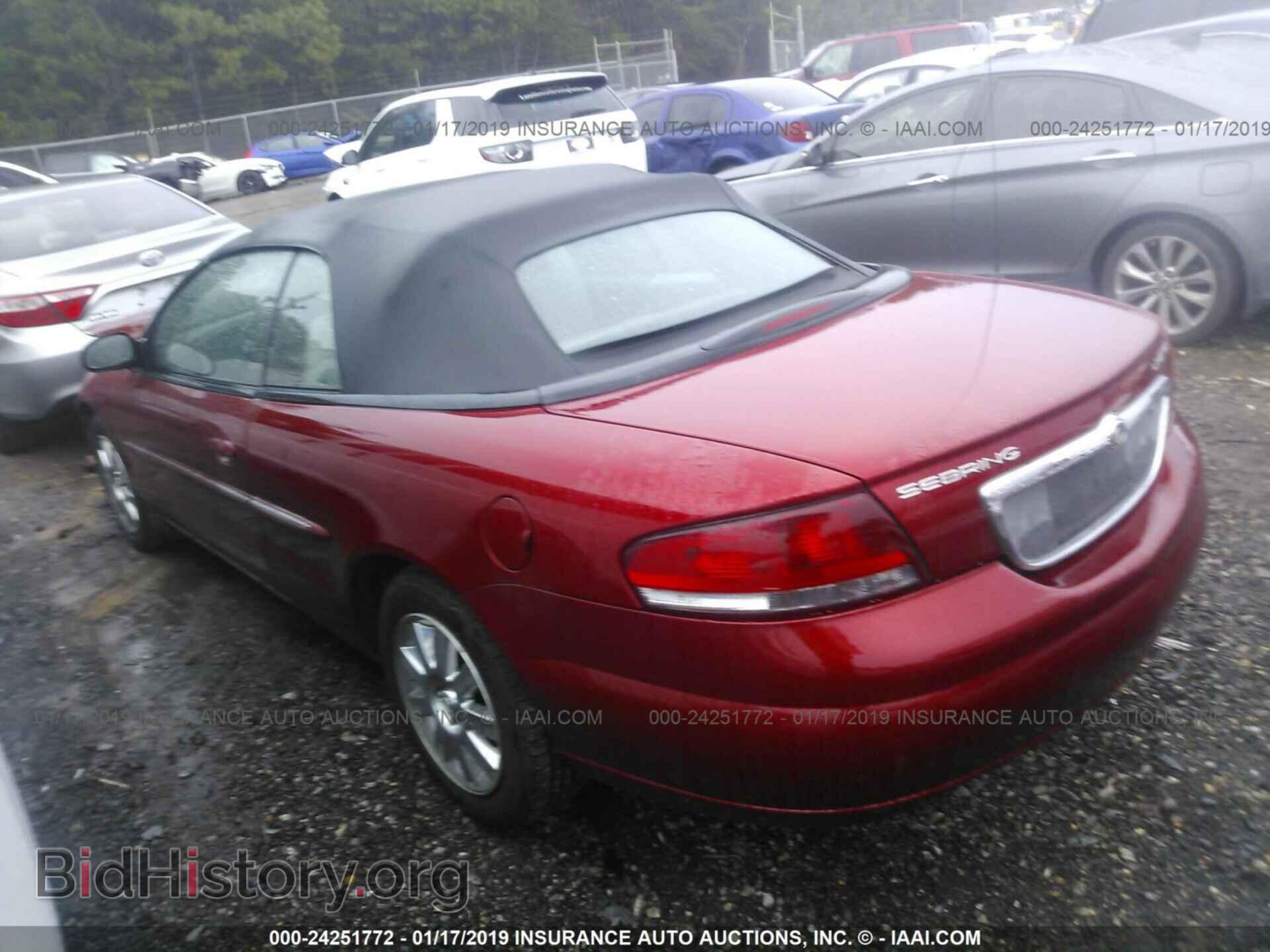 2004 CHRYSLER SEBRING - VIN: 1C3EL65R84N340503 - Фото 3