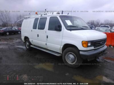 2006 Ford ECONOLINE E250 VAN, white — VIN 1FTNE24W76HB17084, IAAI