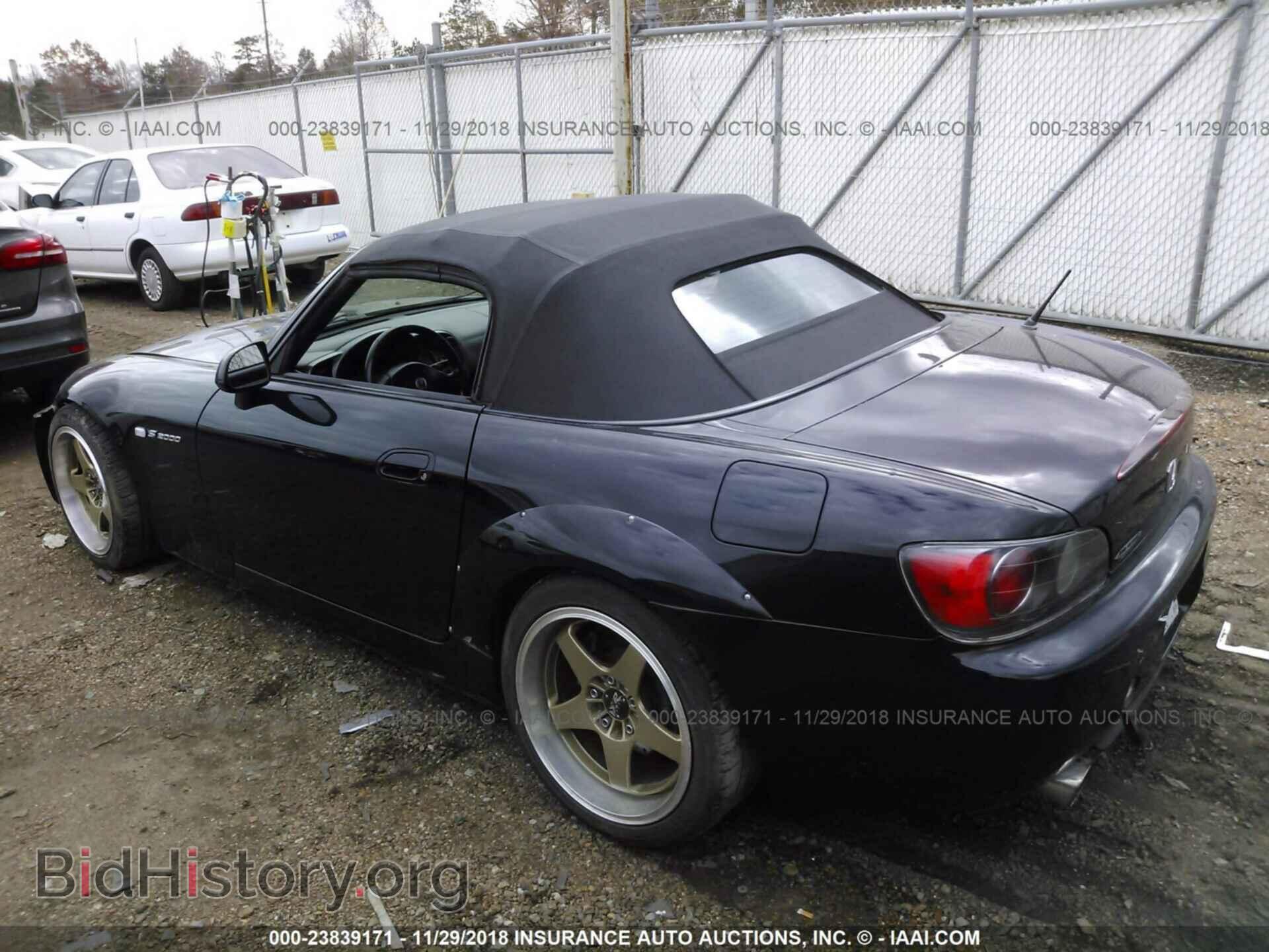 2003 HONDA S2000 - VIN: JHMAP114X3T003724 - Фото 3