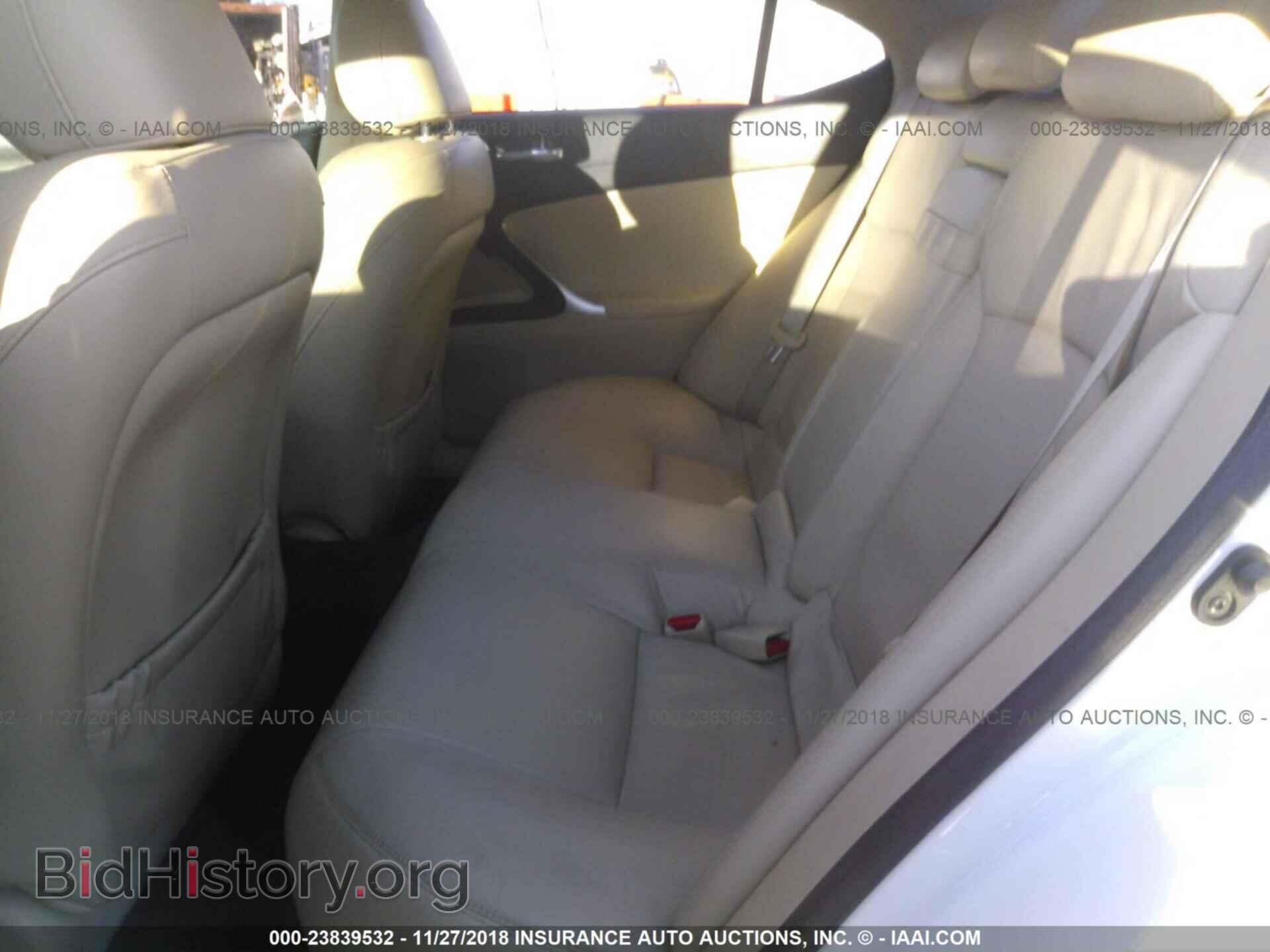2008 LEXUS IS - VIN: JTHBK262985066406 - Фото 8