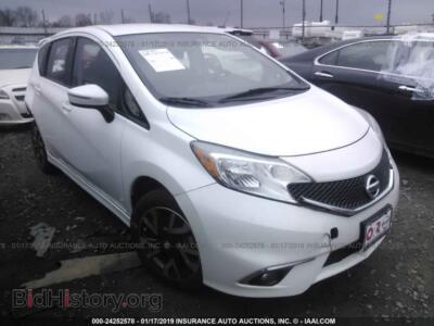 2016 Nissan VERSA NOTE, белый — VIN 3N1CE2CP5GL391620, IAAI