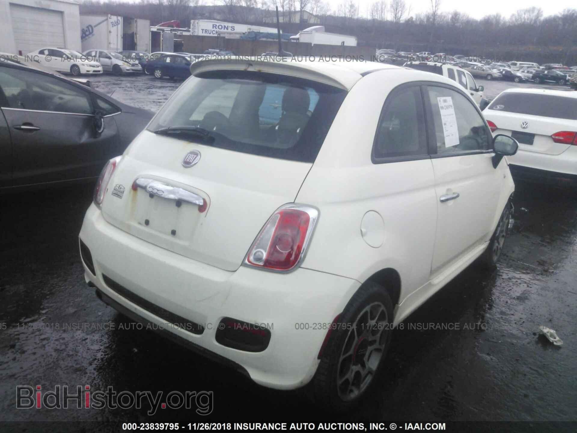 2012 FIAT 500 - VIN: 3C3CFFBR7CT125860 - Фото 4
