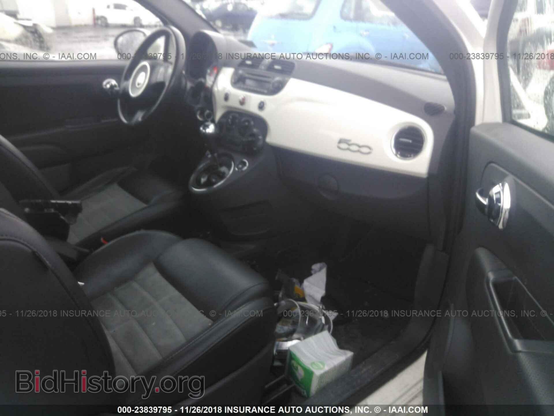 2012 FIAT 500 - VIN: 3C3CFFBR7CT125860 - Фото 5