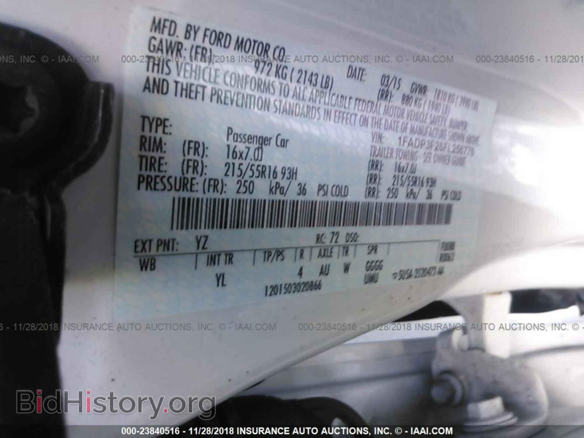 2015 FORD FOCUS - VIN: 1FADP3F26FL256776 - Фото 9