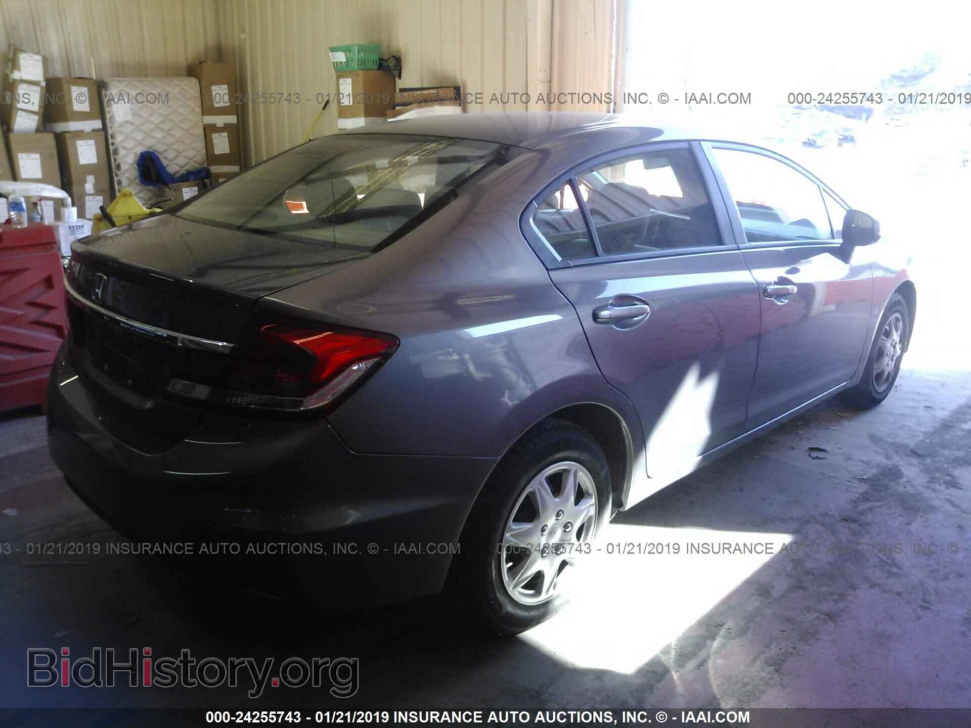 2013 HONDA CIVIC - VIN: 19XFB2F51DE031015 - Фото 4