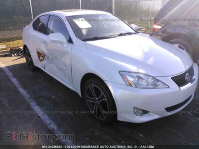 2006 Lexus IS, белый — VIN JTHCK262962003888, IAAI