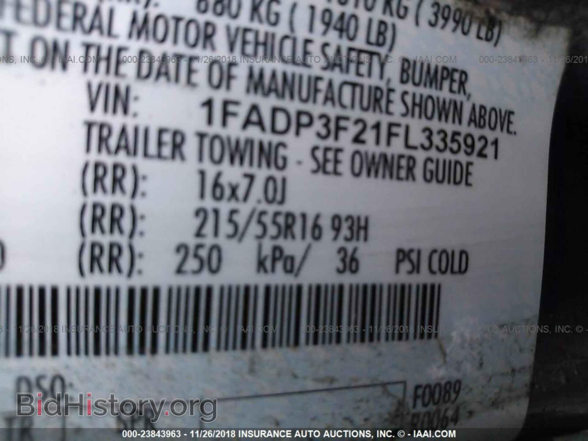 2015 FORD FOCUS - VIN: 1FADP3F21FL335921 - Photo 9