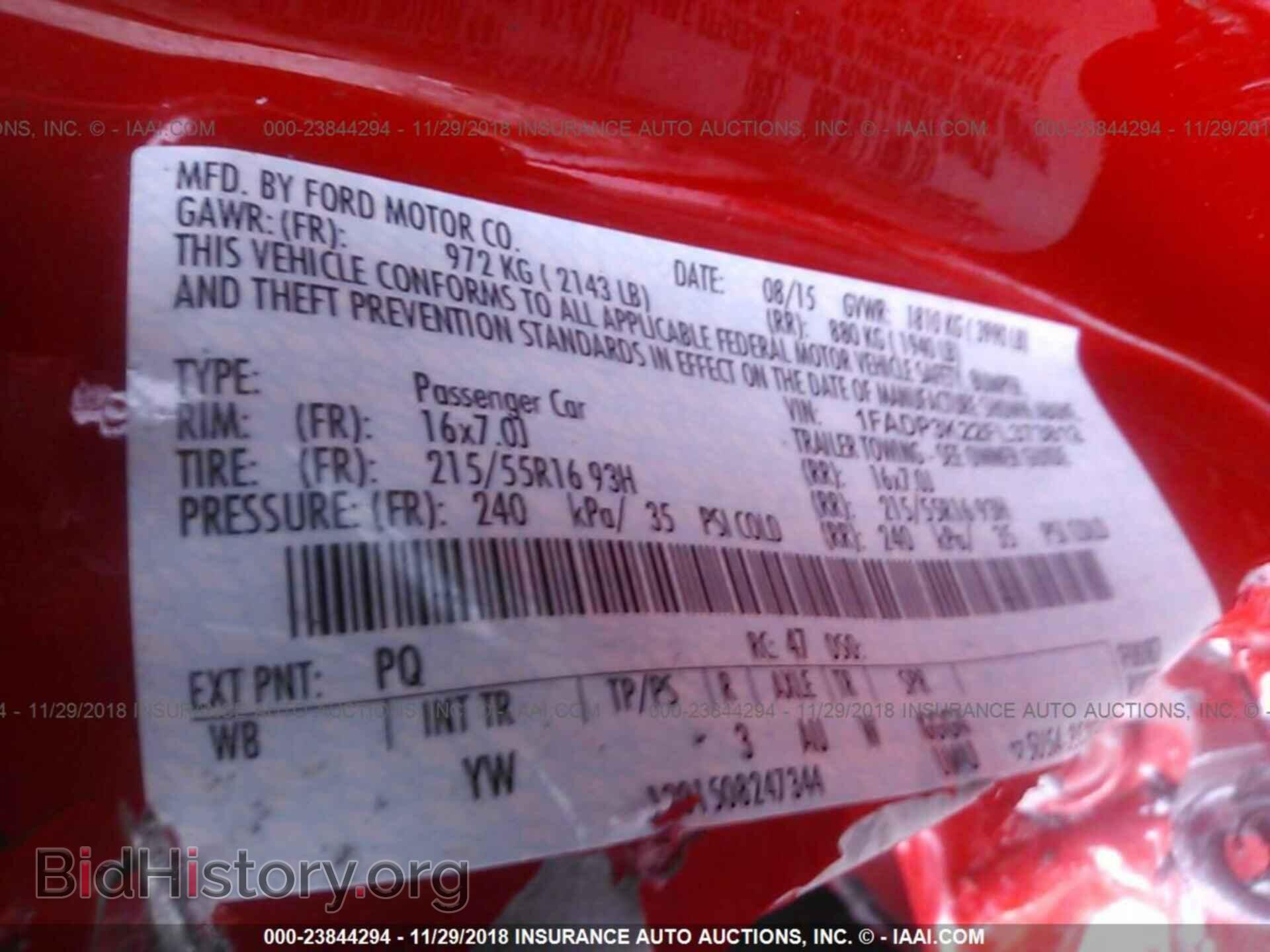 2015 FORD FOCUS - VIN: 1FADP3K22FL373812 - Photo 9