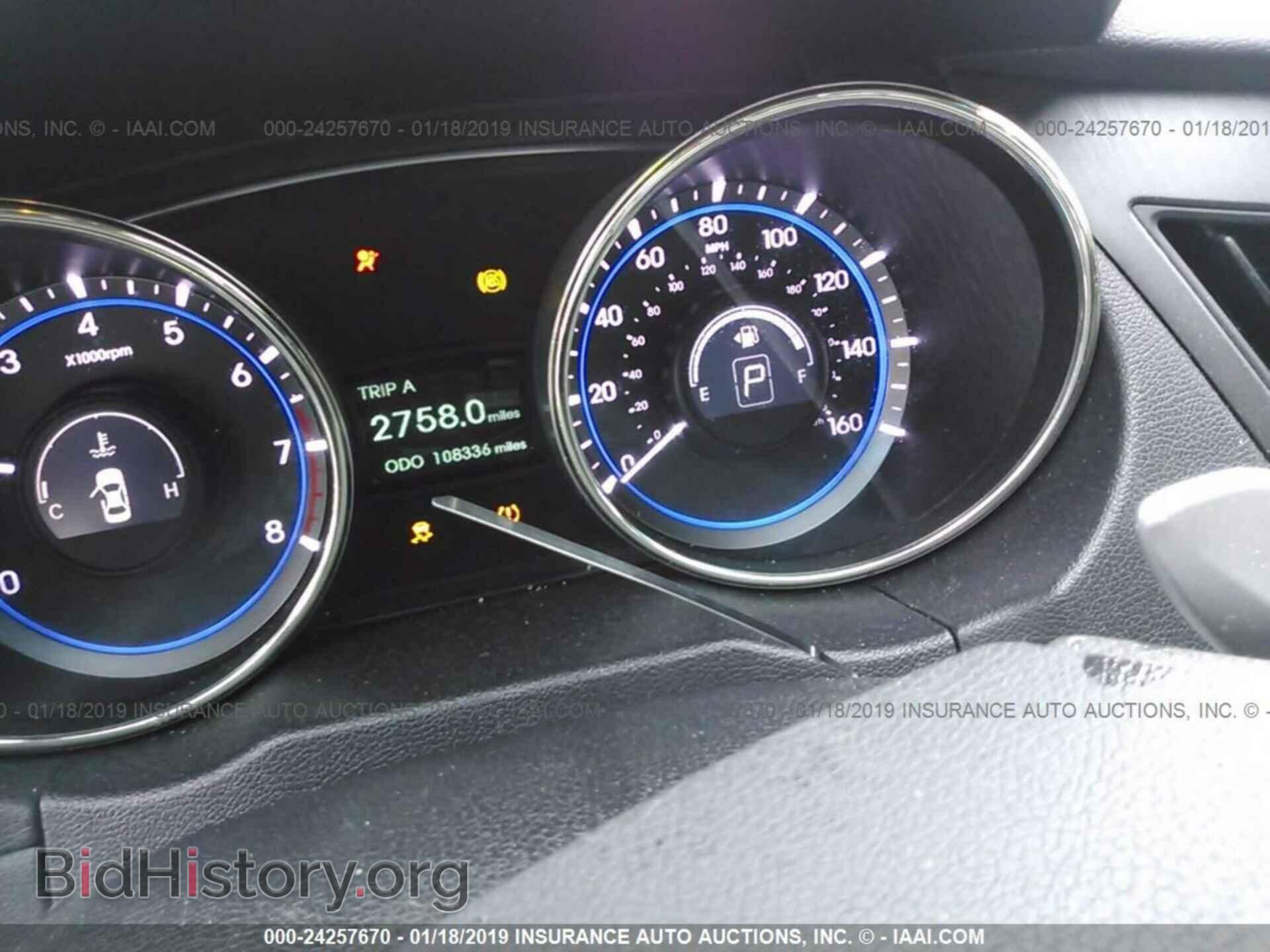 2012 HYUNDAI SONATA - VIN: 5NPEC4AB9CH408041 - Фото 7