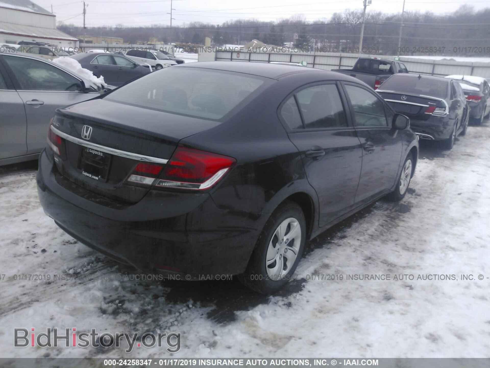 2013 HONDA CIVIC - VIN: 19XFB2F56DE042575 - Фото 4