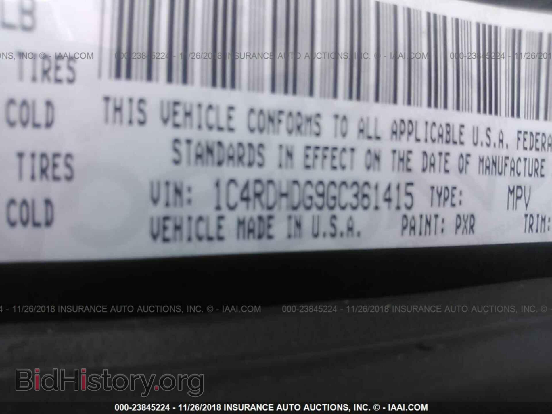 2016 DODGE DURANGO - VIN: 1C4RDHDG9GC361415 - Photo 9