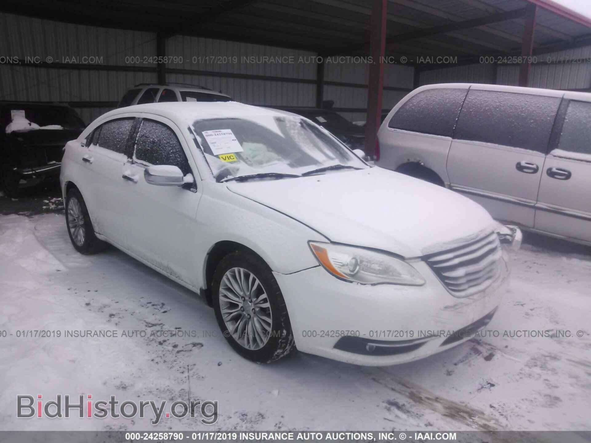 Фотография 1C3CCBCB0CN268054 - CHRYSLER 200 2012