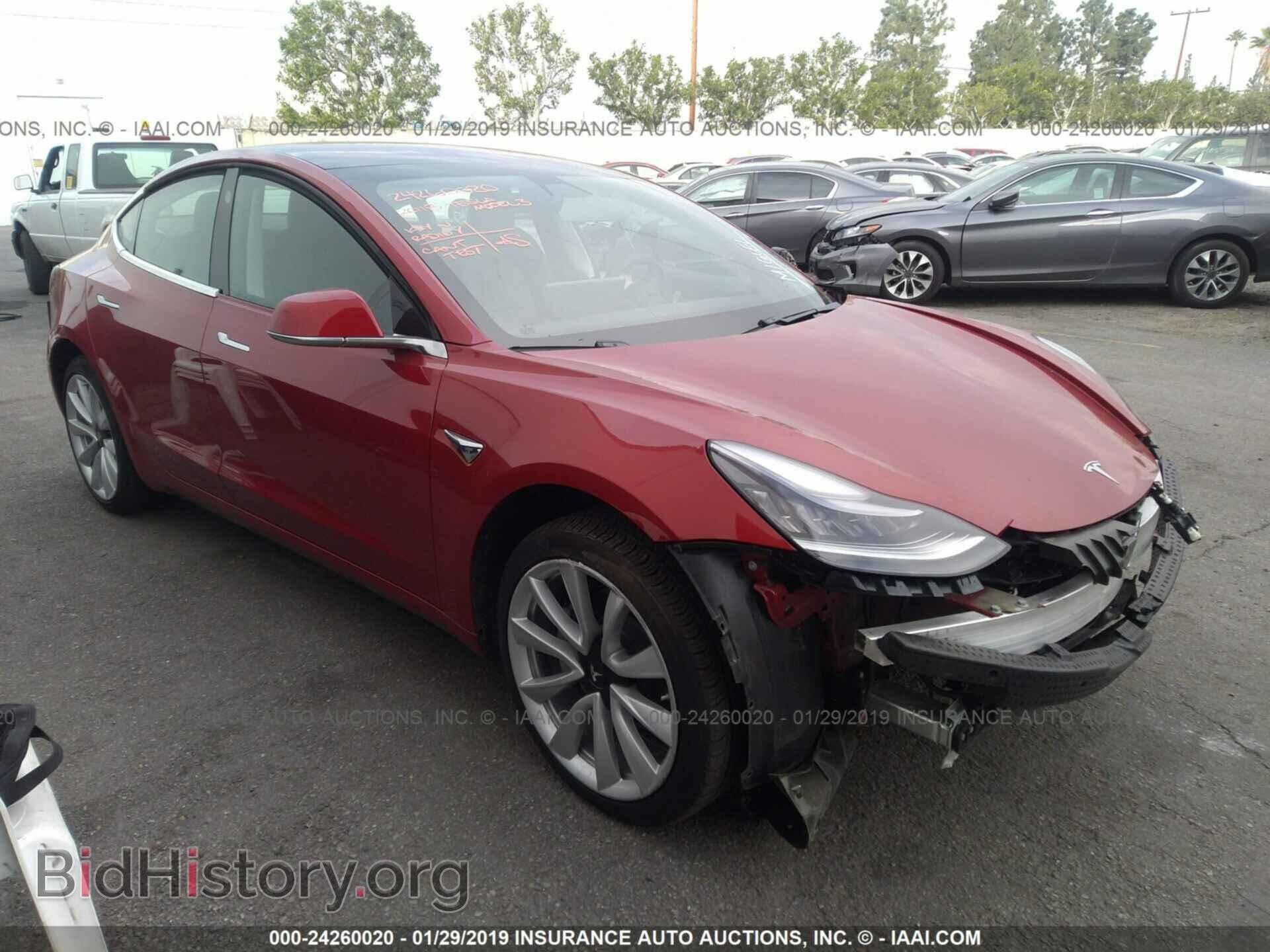 Photo 5YJ3E1EA7JF011019 - TESLA MODEL 3 2018