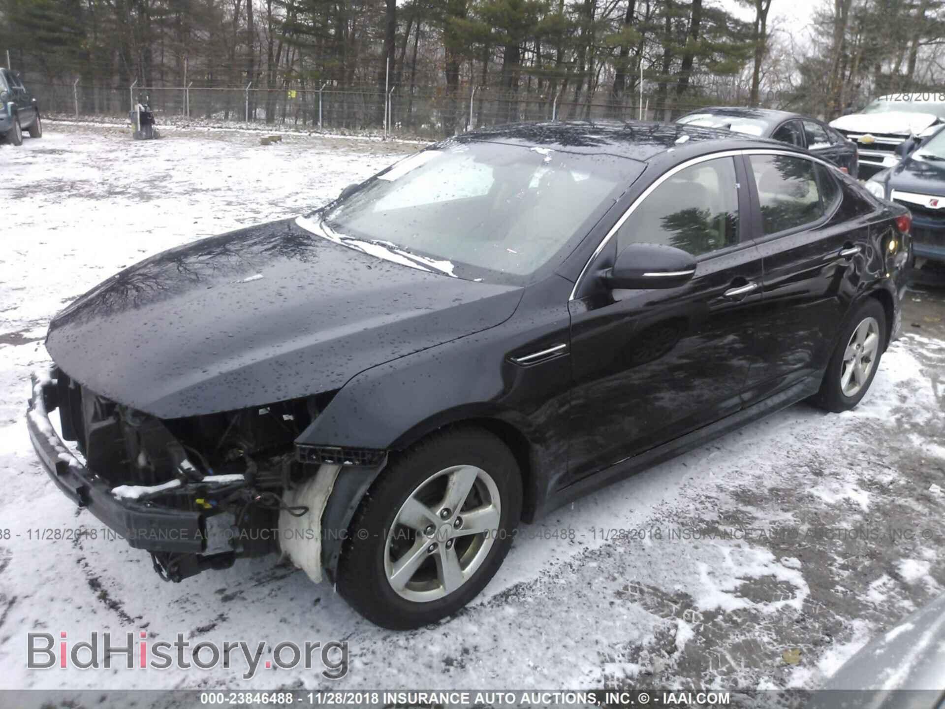 2015 KIA OPTIMA - VIN: KNAGM4A77F5658235 - Фото 2