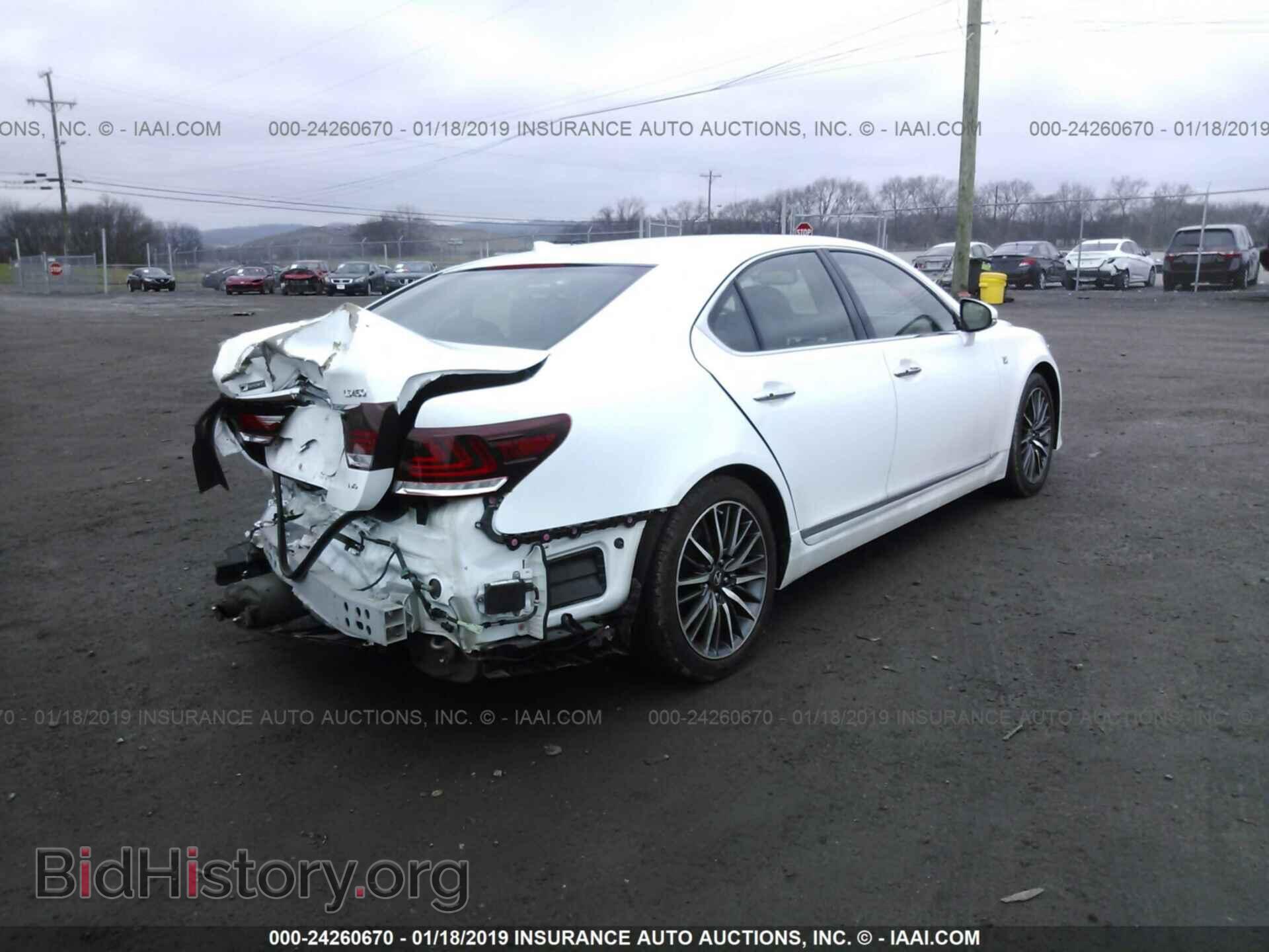 2016 LEXUS LS - VIN: JTHCL5EF8G5027442 - Фото 4
